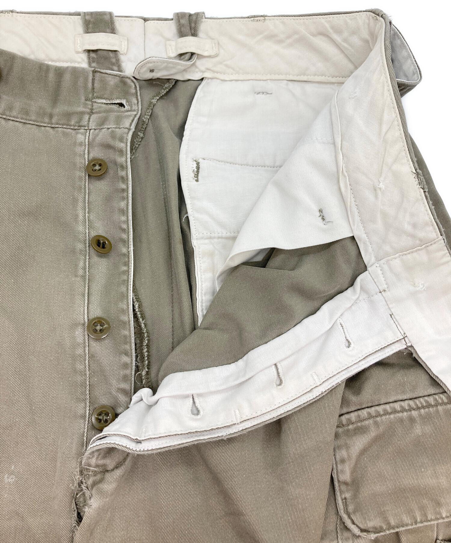 PoloRalphLauren パラシュートパンツ カーゴパンツ ホワイト 古着 中古・古着通販】POLO RALPH LAUREN (ポロ・ラルフローレン) 90's
