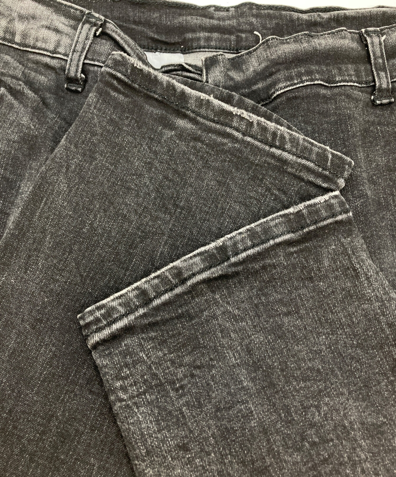 中古・古着通販】BALMAIN (バルマン) バイカーデニムパンツ ブラック