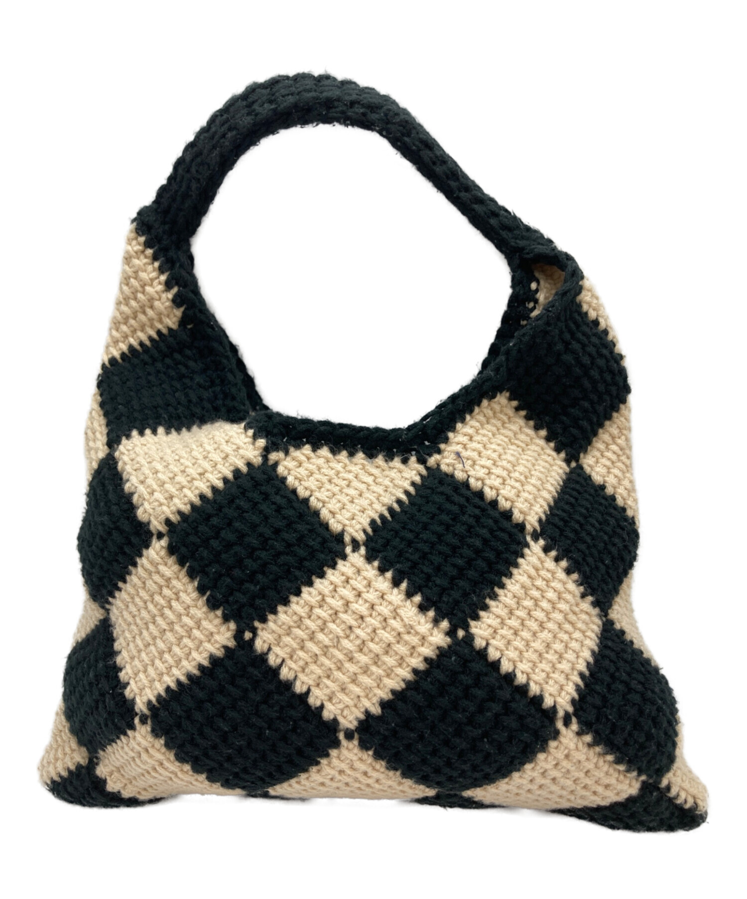 中古・古着通販】MARNI (マルニ) ダイヤモンドクロシェハンドバッグ