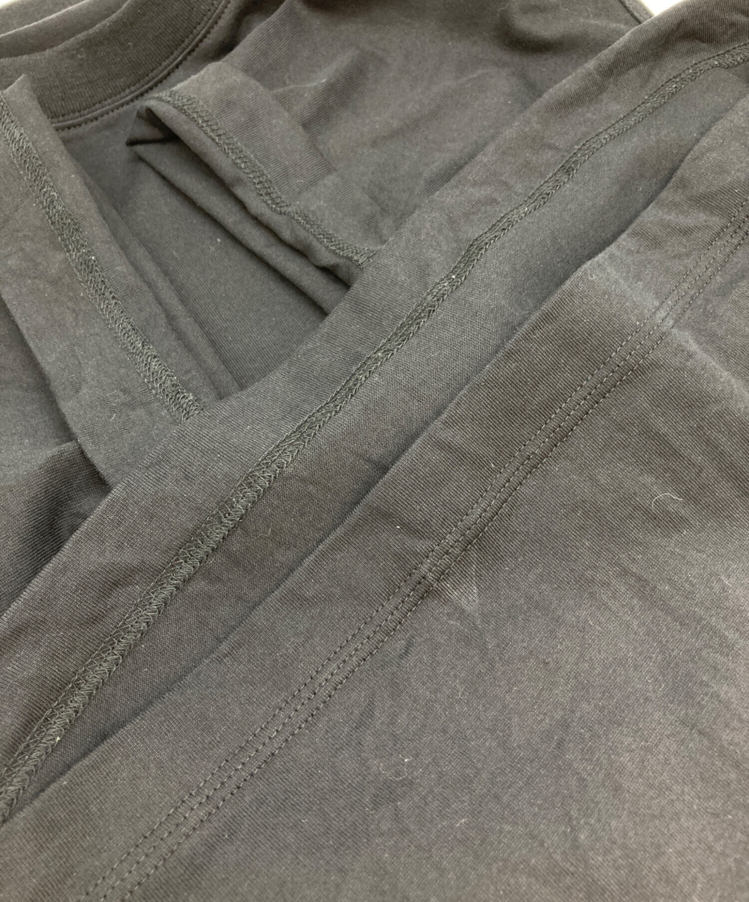 中古・古着通販】BURBERRY (バーバリー) ロゴプリントTシャツ ブラック 
