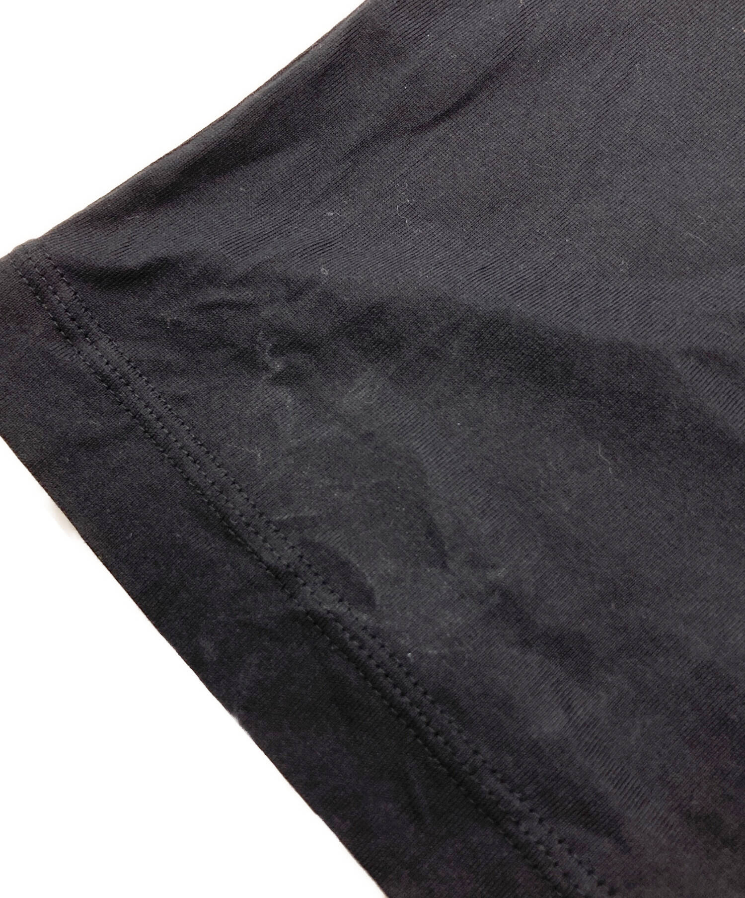 中古・古着通販】BURBERRY (バーバリー) ロゴプリントTシャツ ブラック