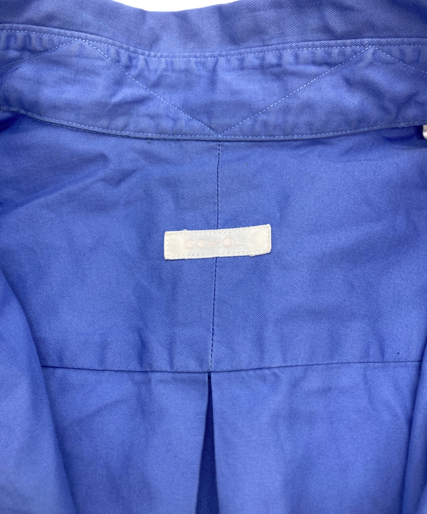 中古・古着通販】COMOLI (コモリ) コモリシャツ ブルー サイズ:2