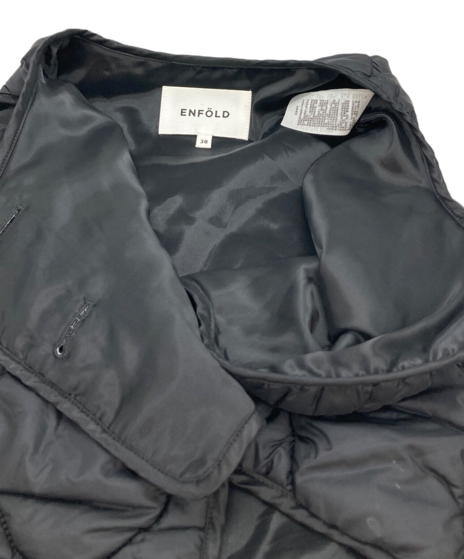 中古・古着通販】ENFOLD (エンフォルド) SKIN VEST/キルティングベスト