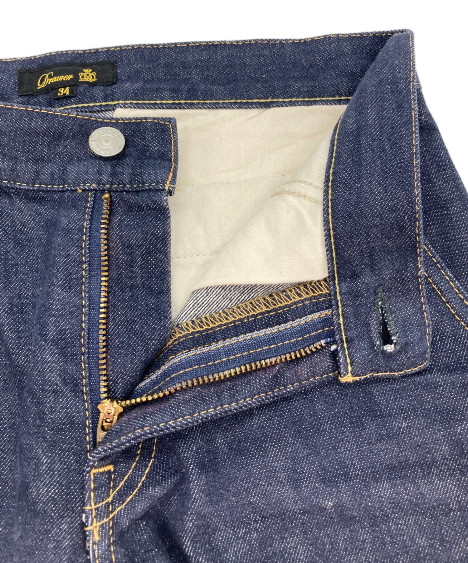 中古・古着通販】DRAWER (ドゥロワー) デニムガウチョパンツ