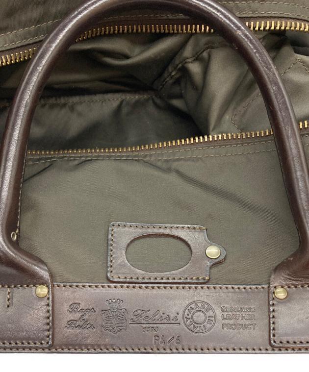 中古・古着通販】Felisi (フェリージ) 2WAYボストンバッグ グリーン