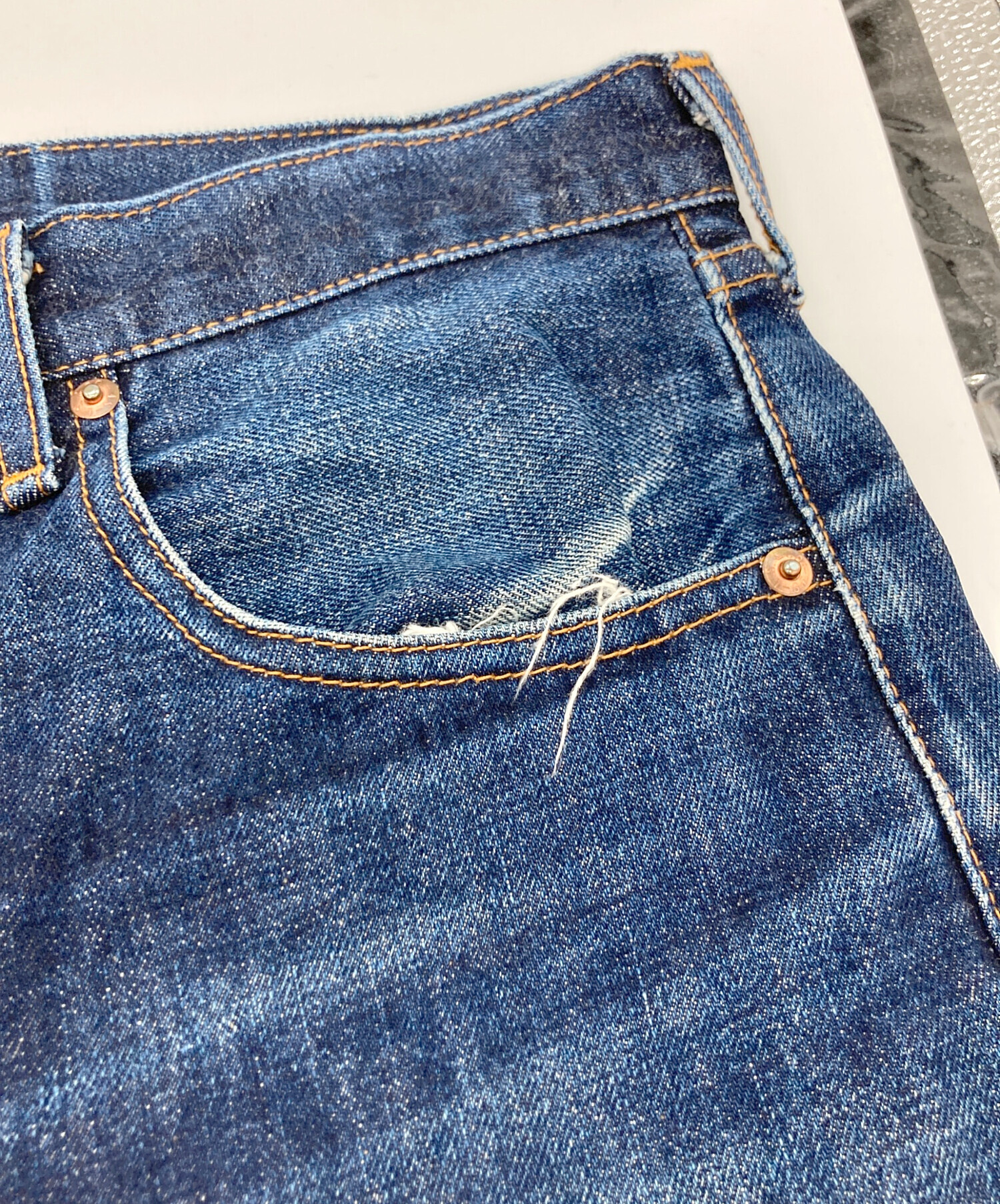 中古・古着通販】LEVI'S (リーバイス) 復刻502XXデニムパンツ