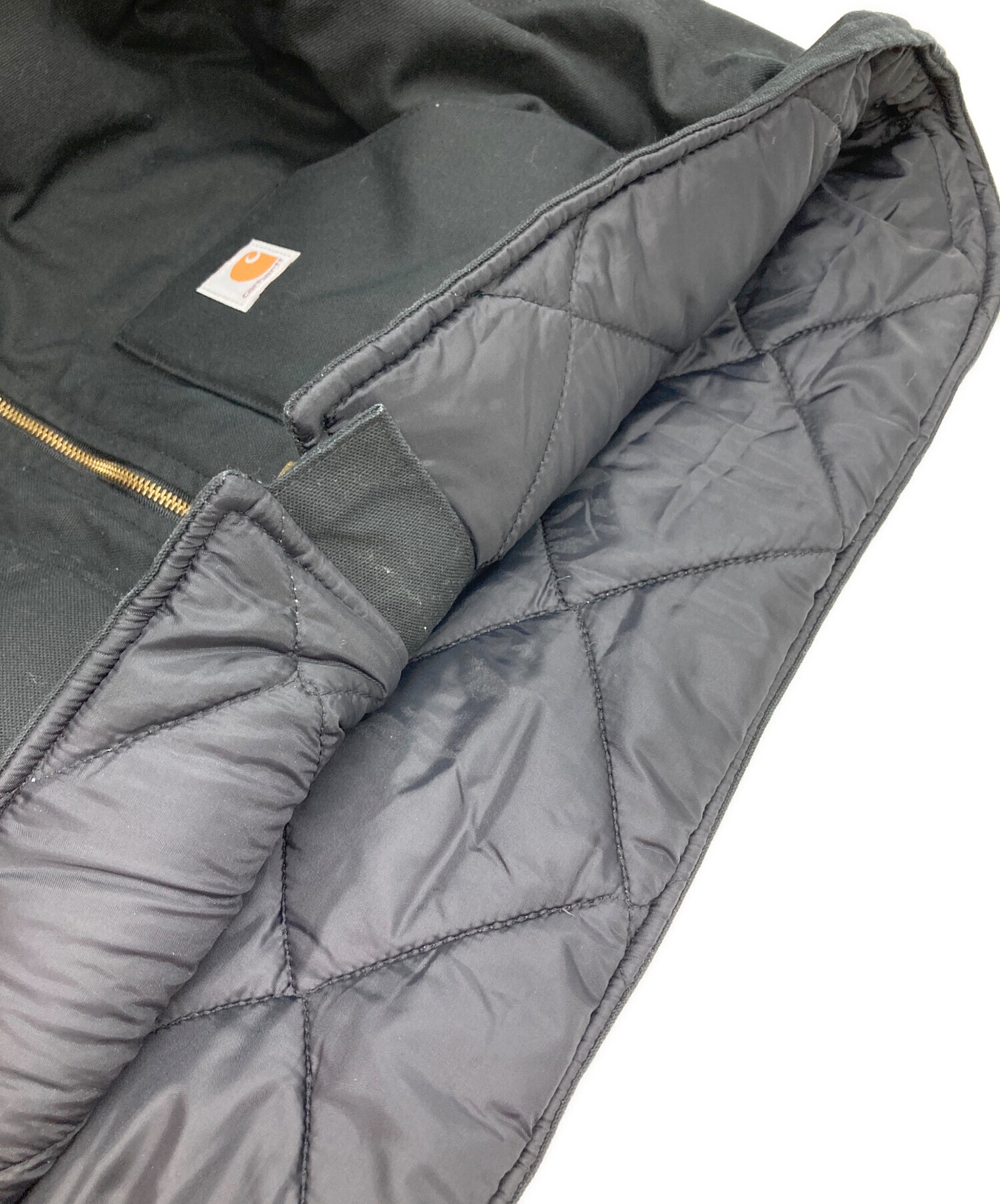 中古・古着通販】CarHartt (カーハート) ダックベスト ブラック サイズ