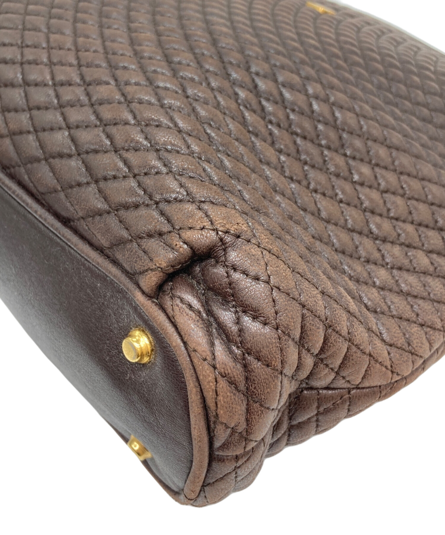 中古・古着通販】BALLY (バリー) キルティングチェーントートバッグ