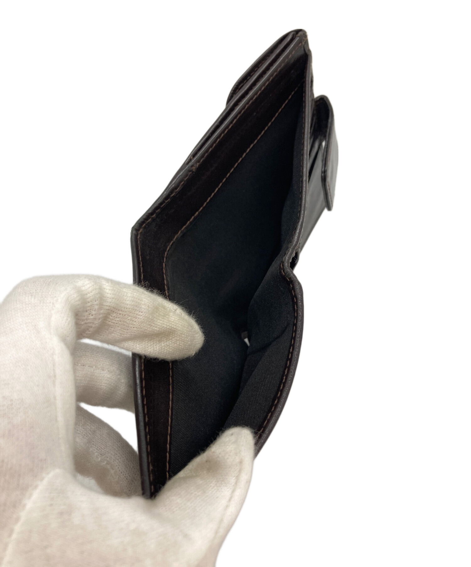 中古・古着通販】FENDI (フェンディ) ズッカ柄2つ折り財布 ブラウン