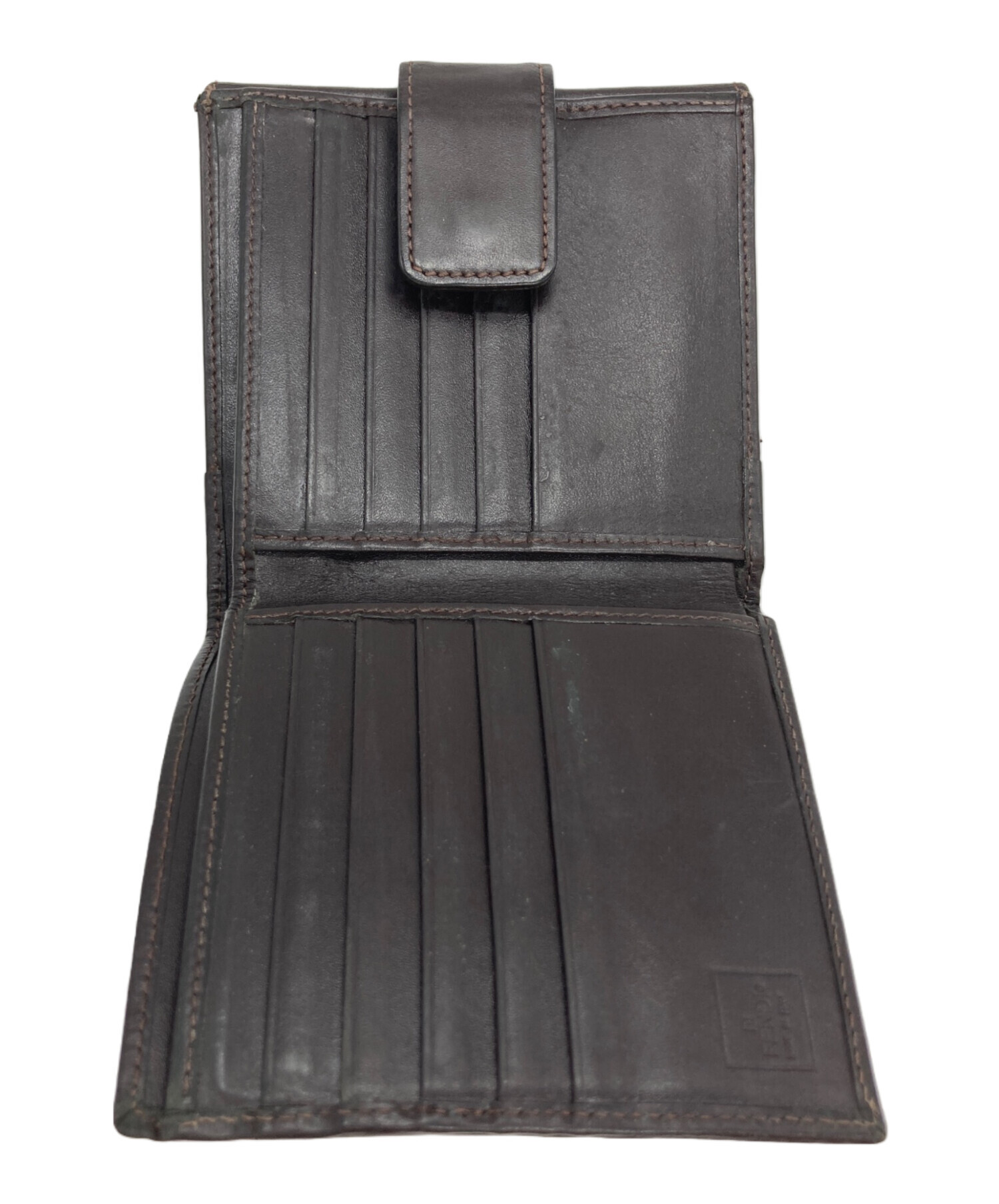 中古・古着通販】FENDI (フェンディ) ズッカ柄2つ折り財布 ブラウン
