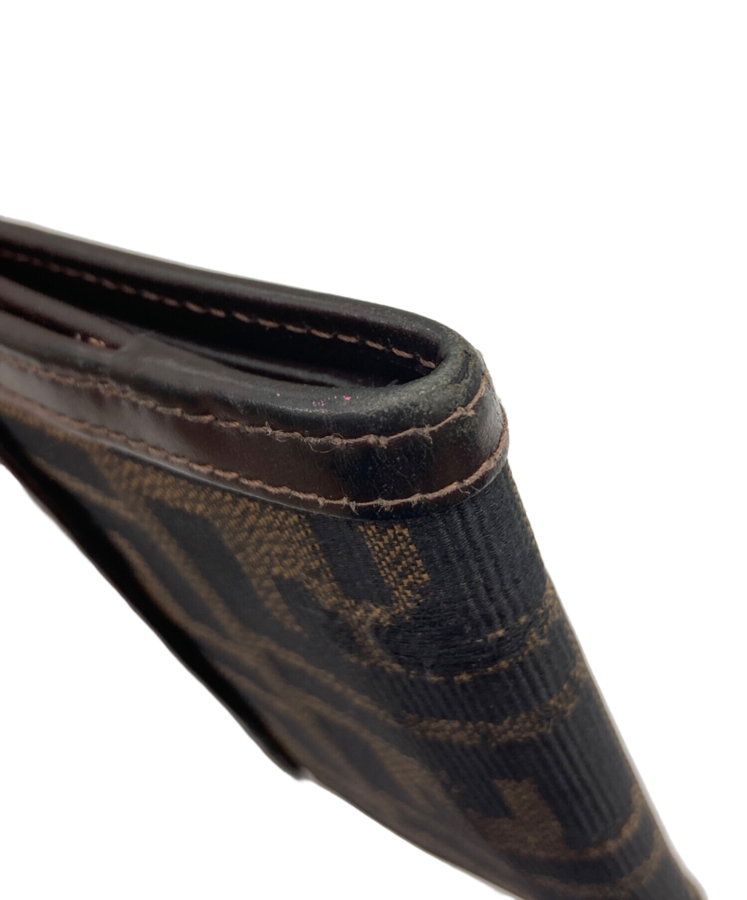 FENDI フェンディ/ズッカ柄二つ折り財布/7M0355/Aランク/75【中古】 中古・古着通販】FENDI (フェンディ) ズッカ柄2つ折り財布 ブラウン