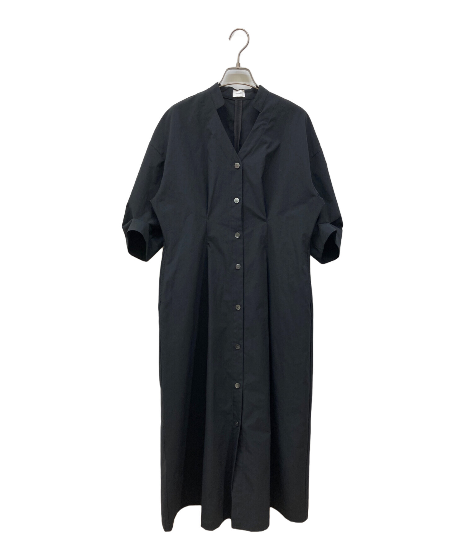 中古・古着通販】MANOF (マノフ) ワンピース ブラック サイズ:M