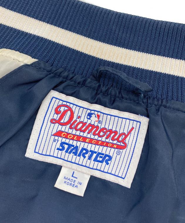 中古・古着通販】STARTER (スターター) スタジャン ネイビー サイズ:Ⅼ