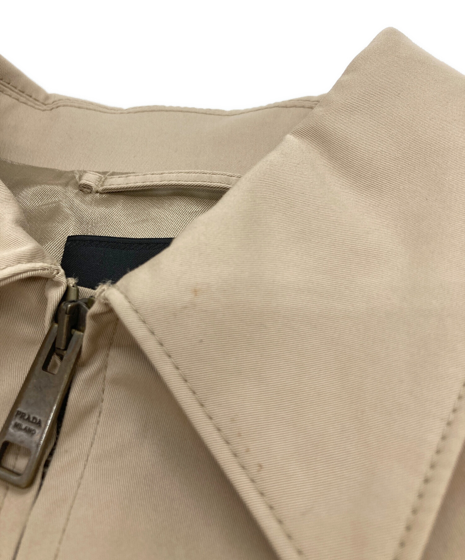 中古・古着通販】PRADA (プラダ) スイングトップ ベージュ サイズ:46