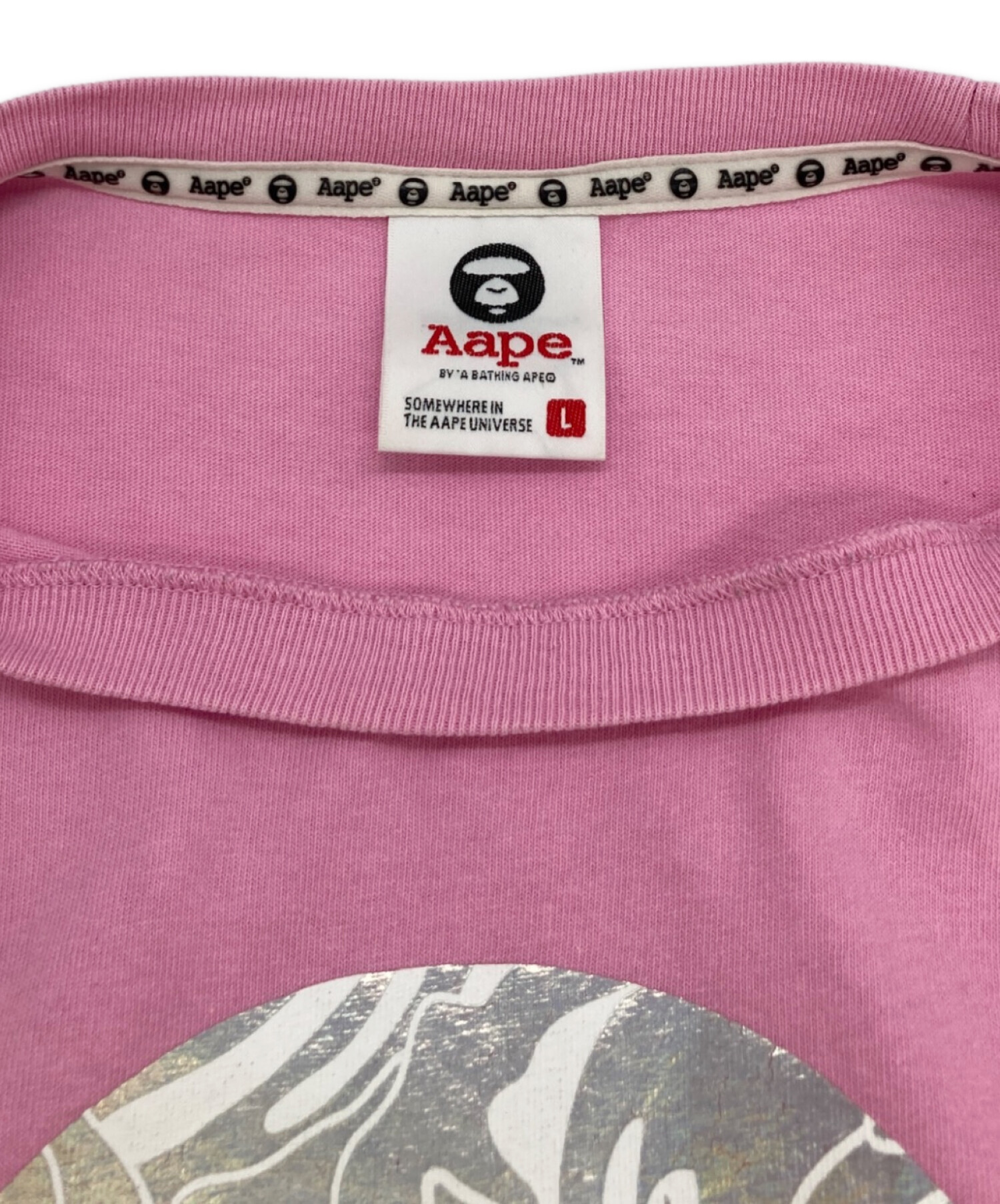 中古・古着通販】A BATHING APE (アベイシングエイプ) ホログラムロゴT