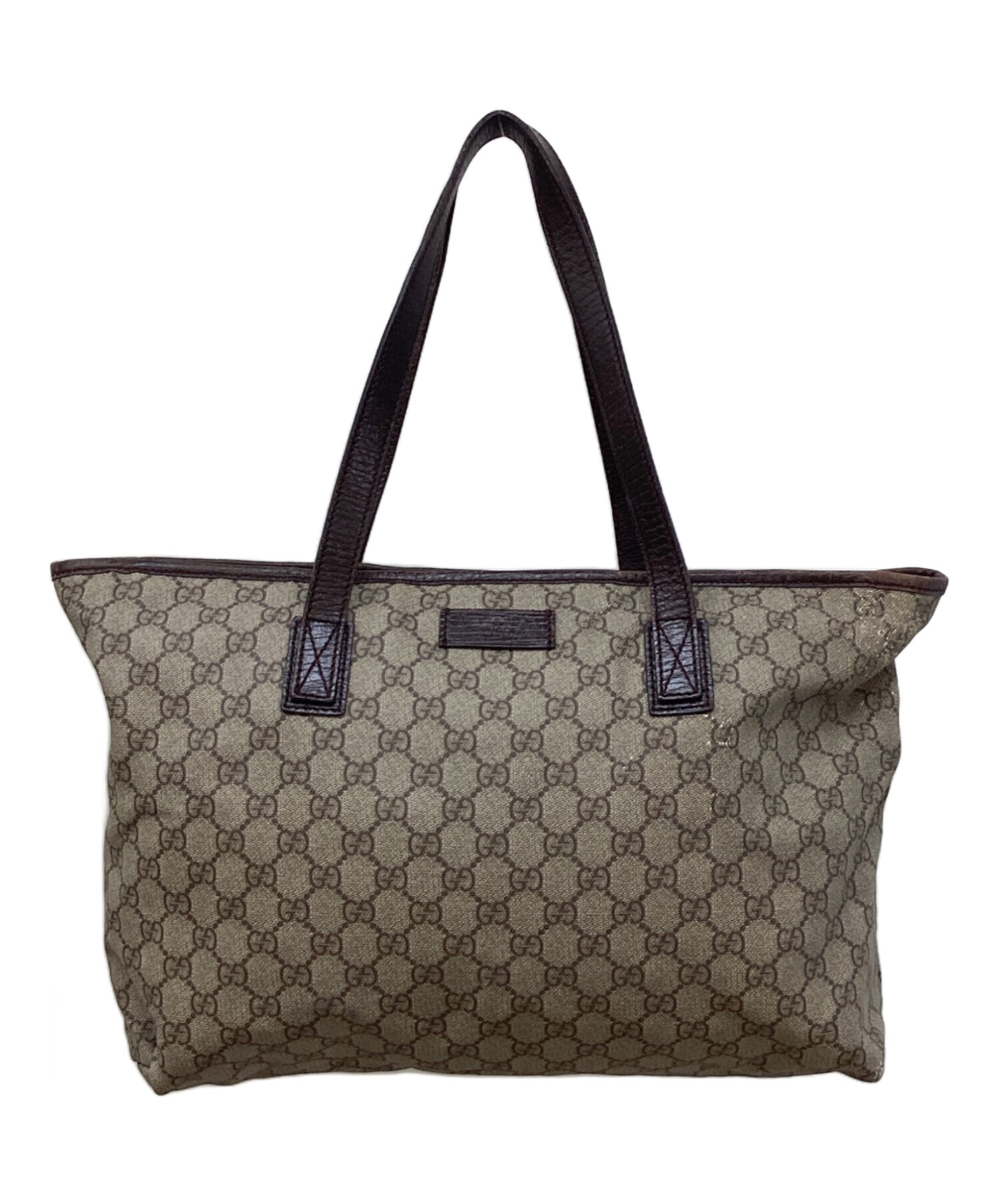 中古・古着通販】GUCCI (グッチ) GGスプリームPVCトートバッグ