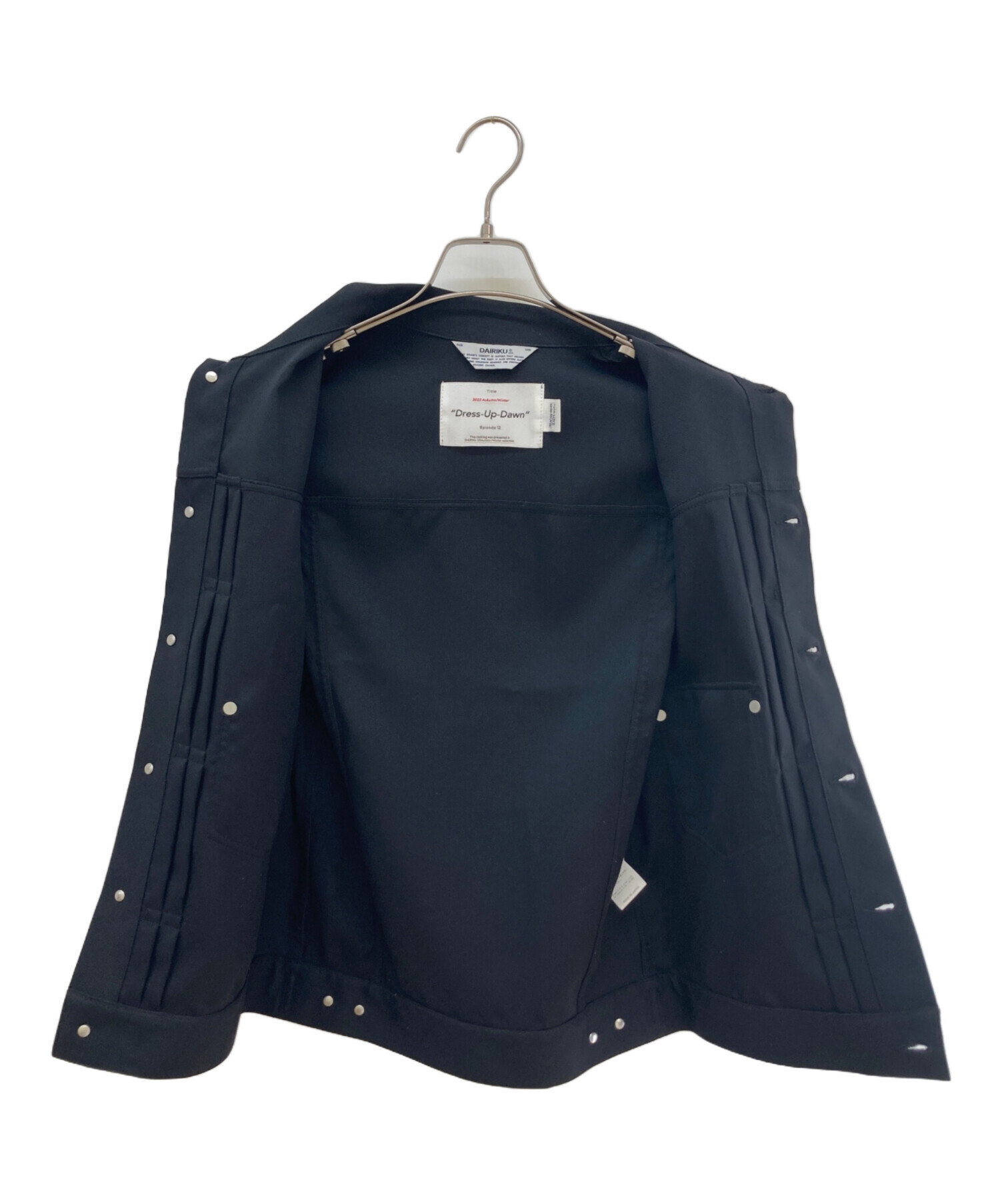 中古・古着通販】DAIRIKU (ダイリク) Polyester Vest/ベスト ブラック
