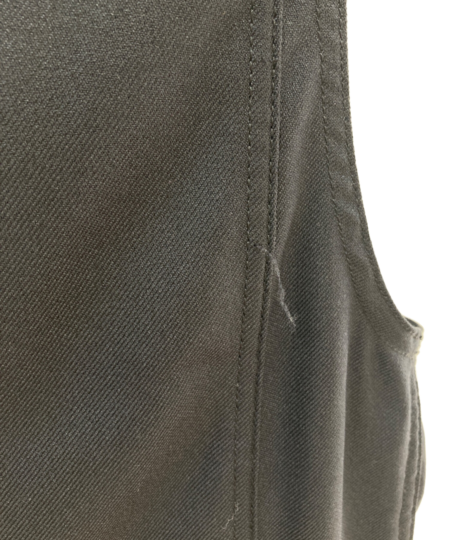 中古・古着通販】DAIRIKU (ダイリク) Polyester Vest/ベスト ブラック