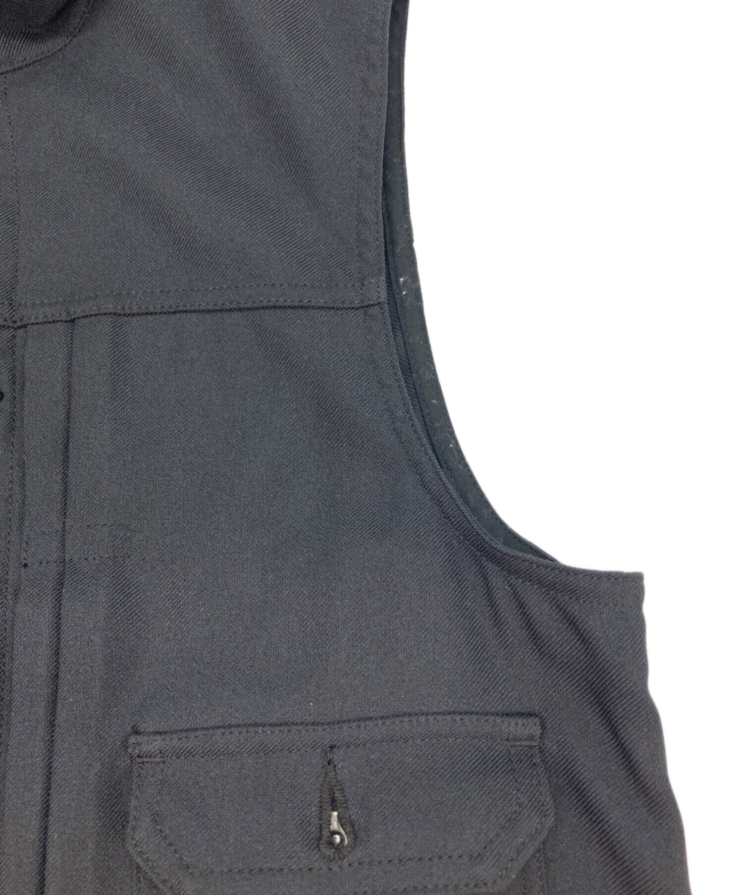中古・古着通販】DAIRIKU (ダイリク) Polyester Vest/ベスト ブラック
