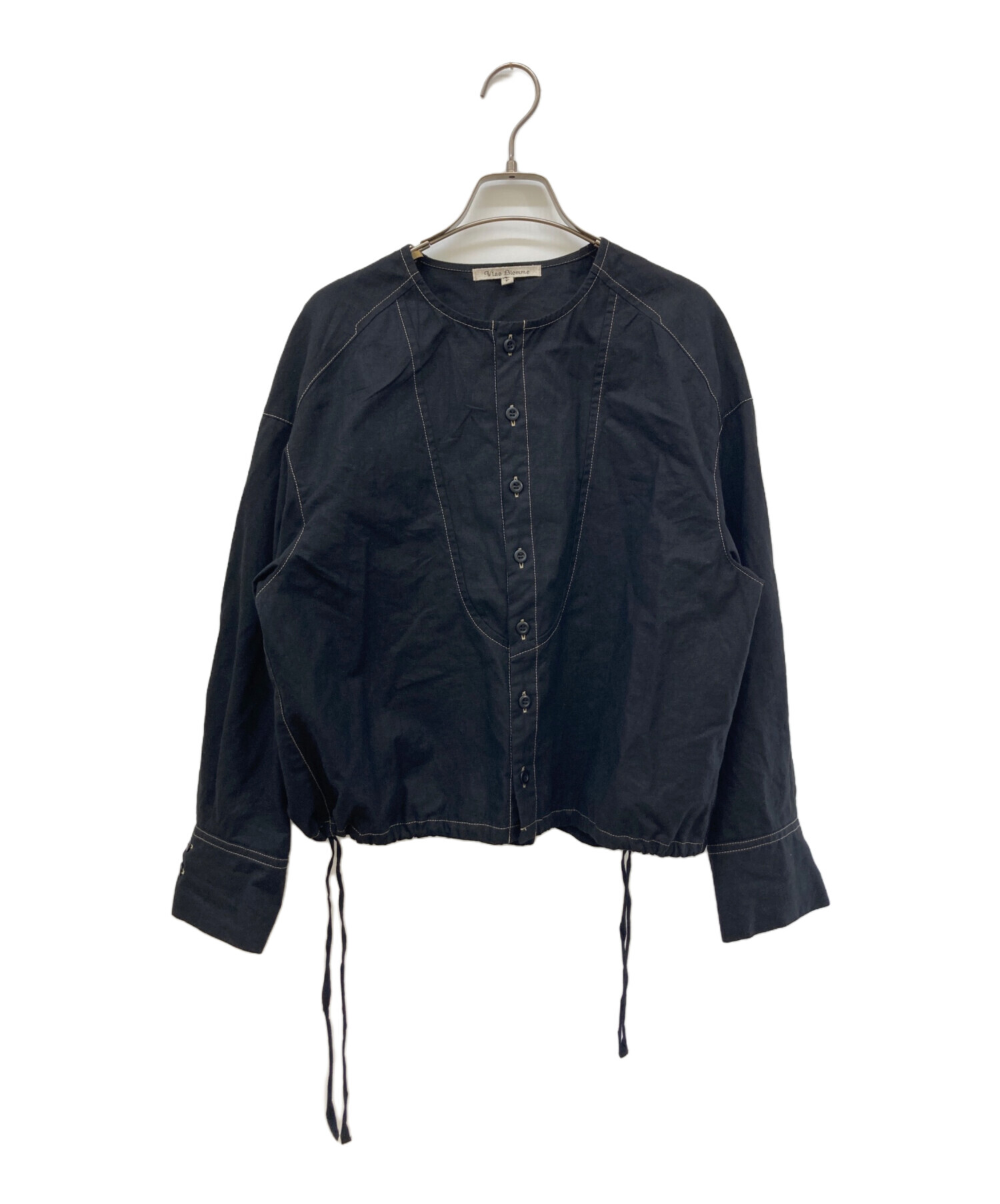 中古・古着通販】Vlas Blomme (ヴラスブラム) リネンブレンドブラウス 