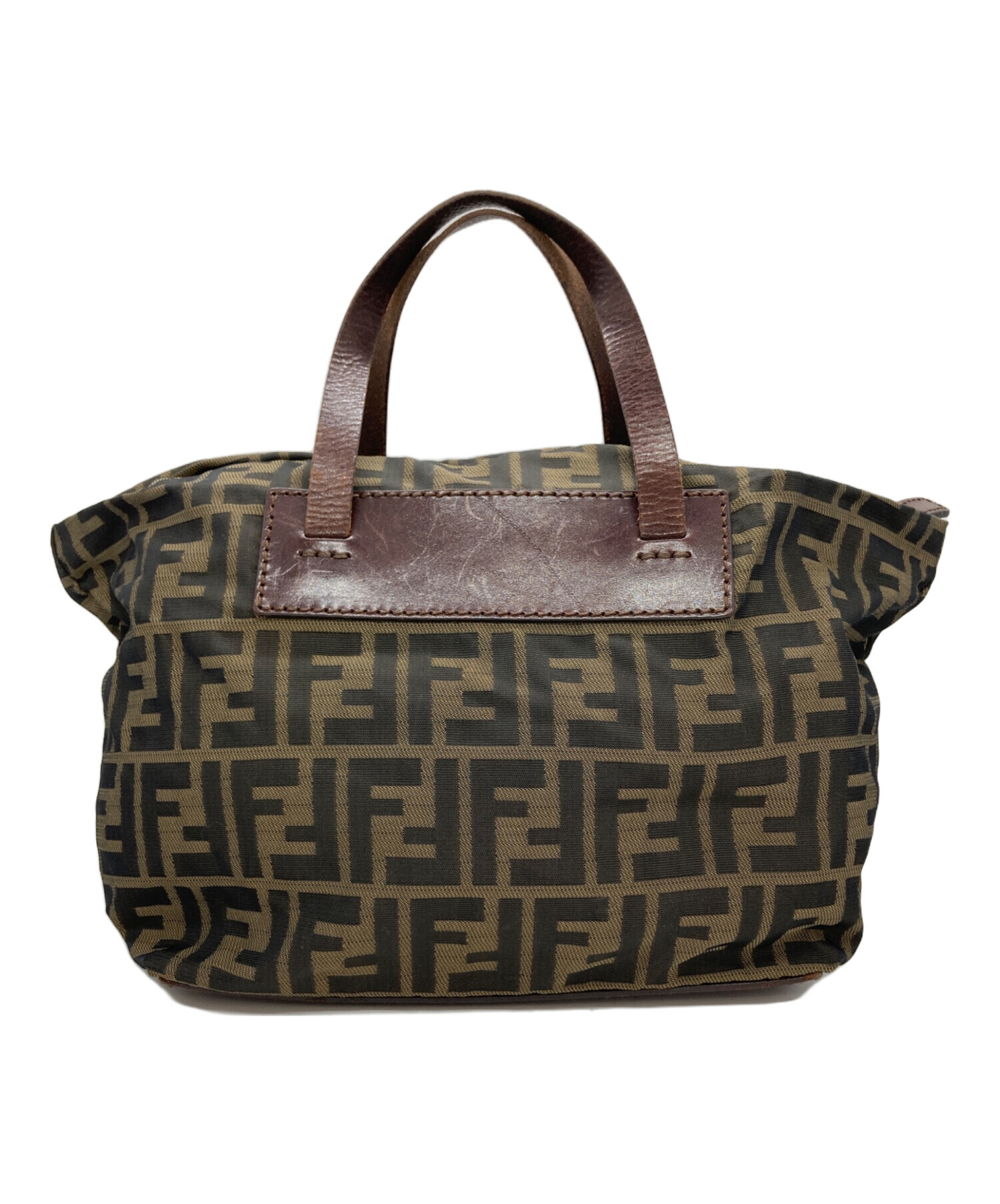中古・古着通販】FENDI (フェンディ) ズッカ柄ハンドバッグ ベージュ