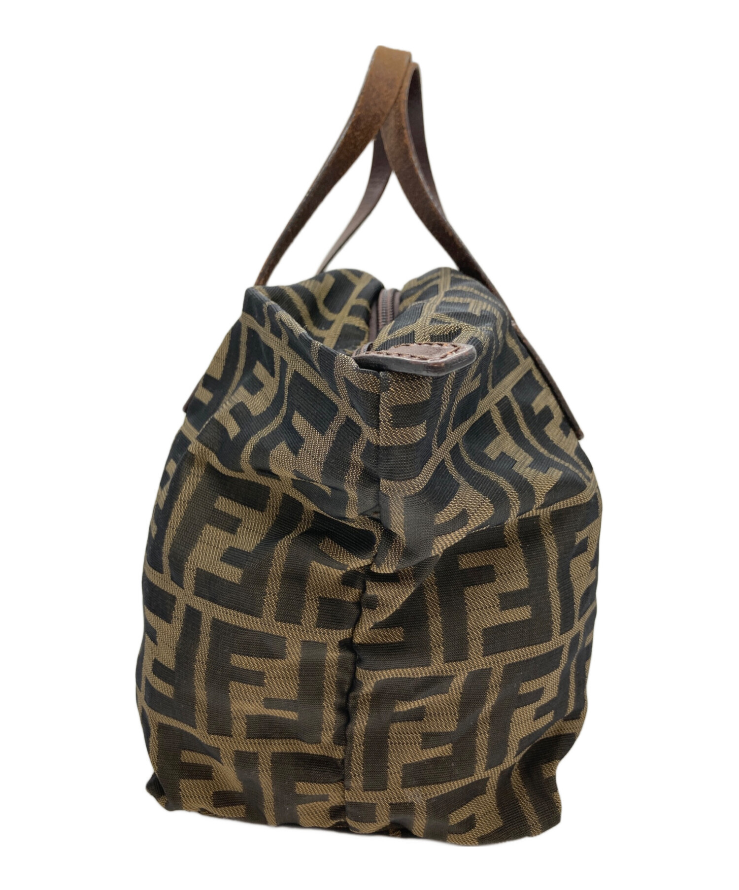 中古・古着通販】FENDI (フェンディ) ズッカ柄ハンドバッグ ベージュ
