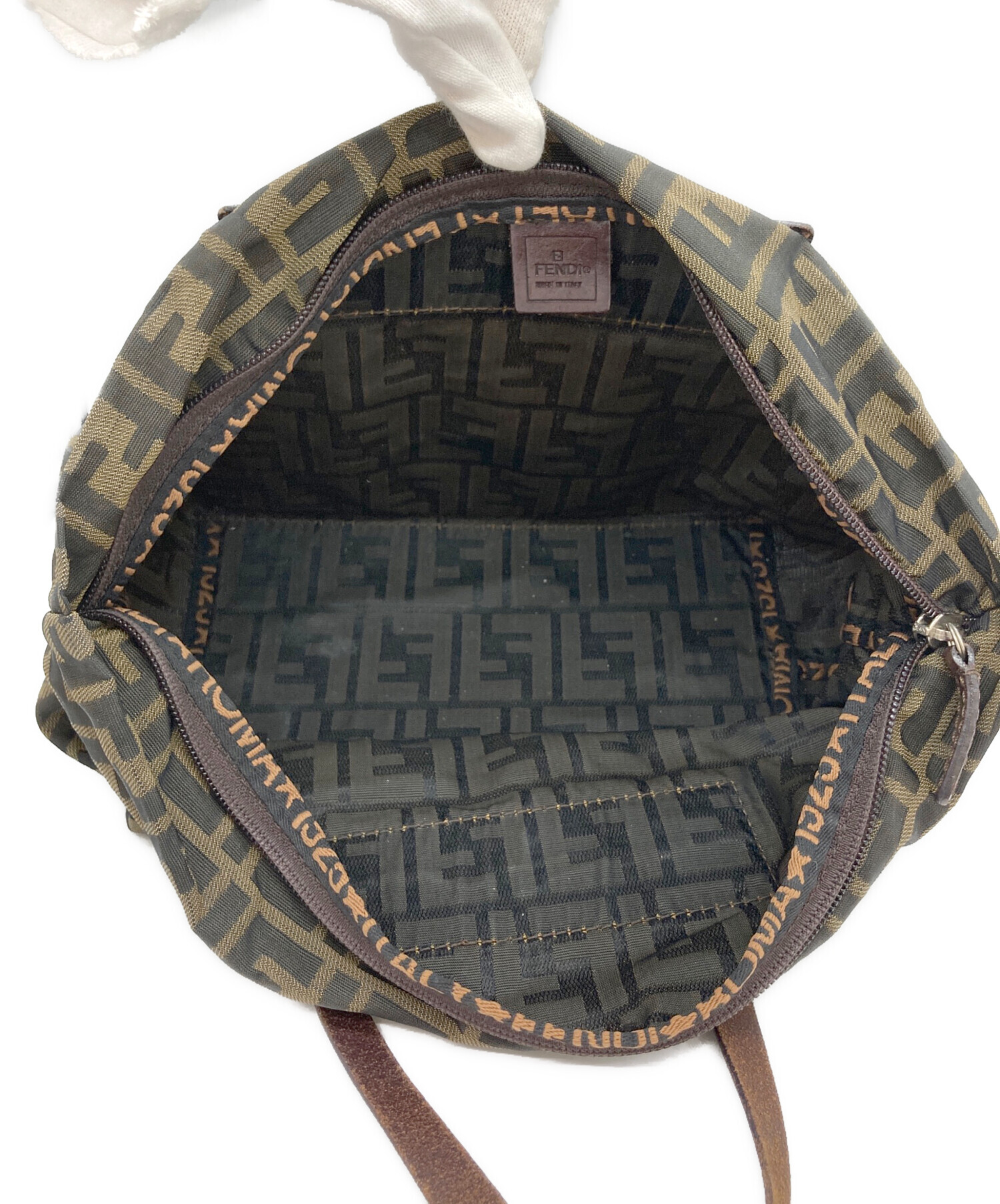 中古・古着通販】FENDI (フェンディ) ズッカ柄ハンドバッグ ベージュ