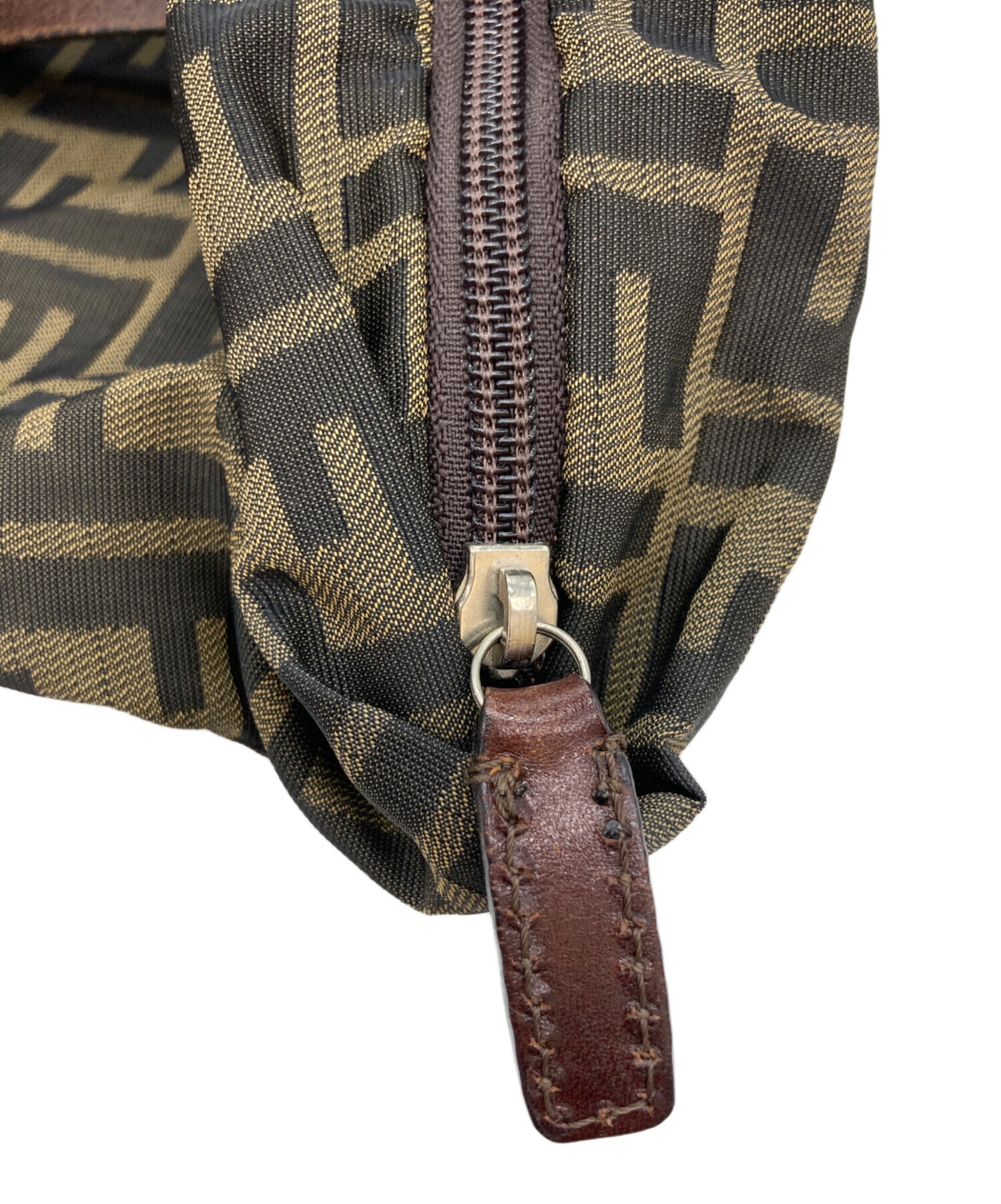 中古・古着通販】FENDI (フェンディ) ズッカ柄ハンドバッグ ベージュ