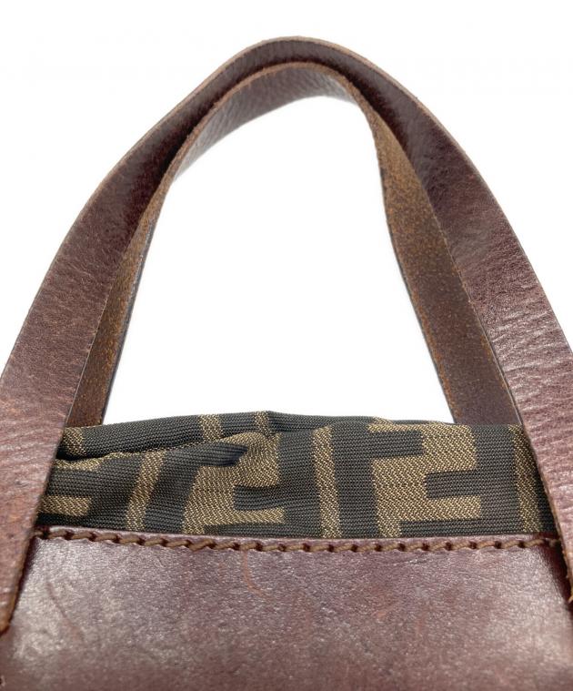 中古・古着通販】FENDI (フェンディ) ズッカ柄ハンドバッグ ベージュ