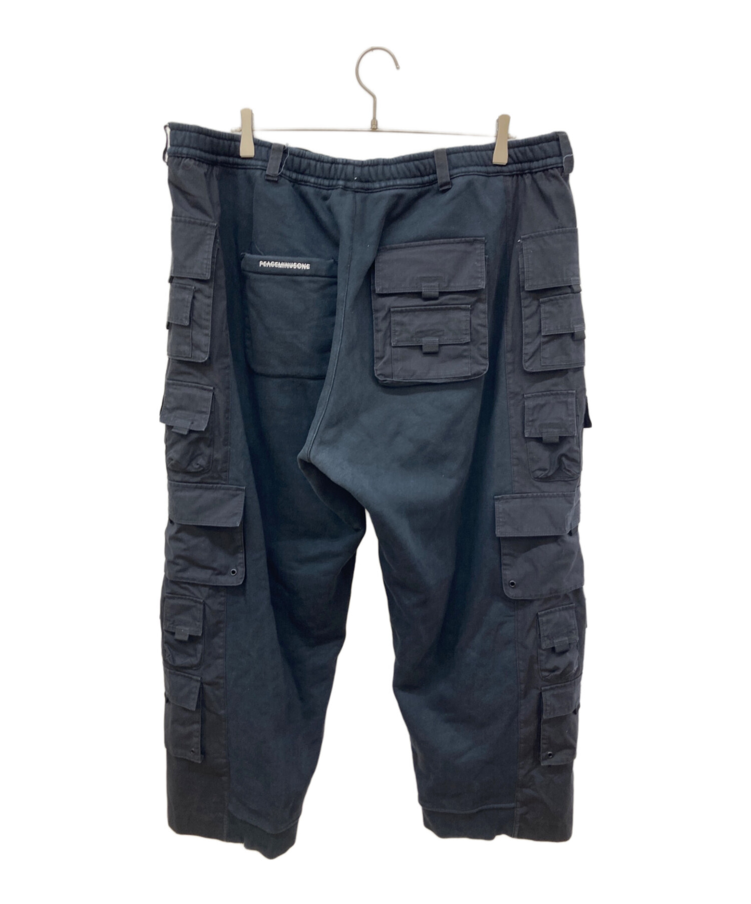 NIKE x PEACEMINUSONE カーゴパンツ ブラック 中古・古着通販】NIKE (ナイキ) PEACEMINUSONE (ピースマイナスワン