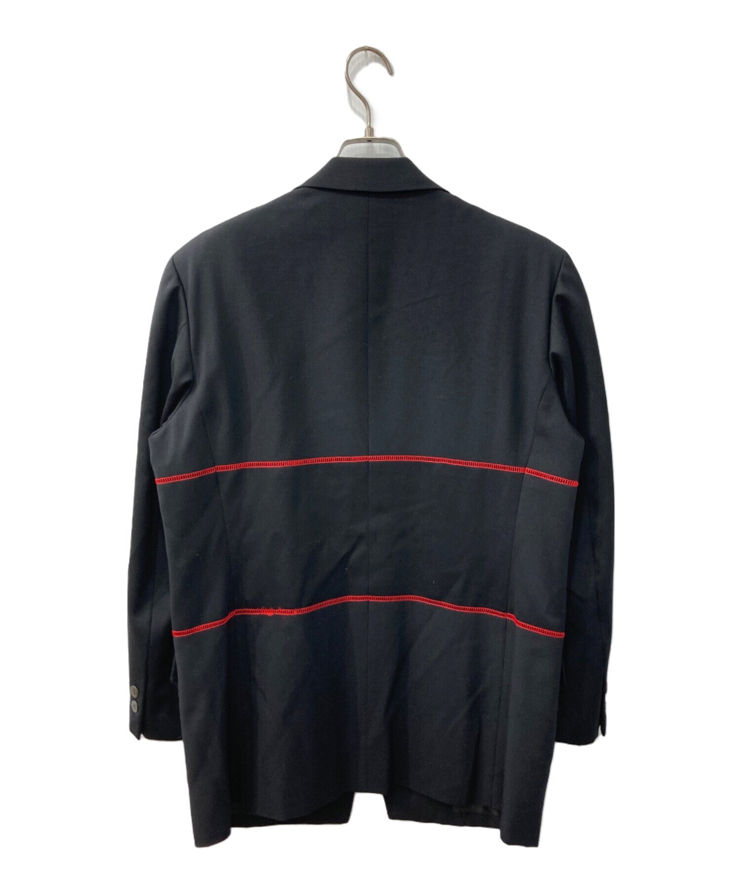 ISSEY MIYAKE イッセイミヤケ ウールジャケット フード ブラック M 中古・古着通販】ISSEY MIYAKE (イッセイミヤケ) ウールテーラード