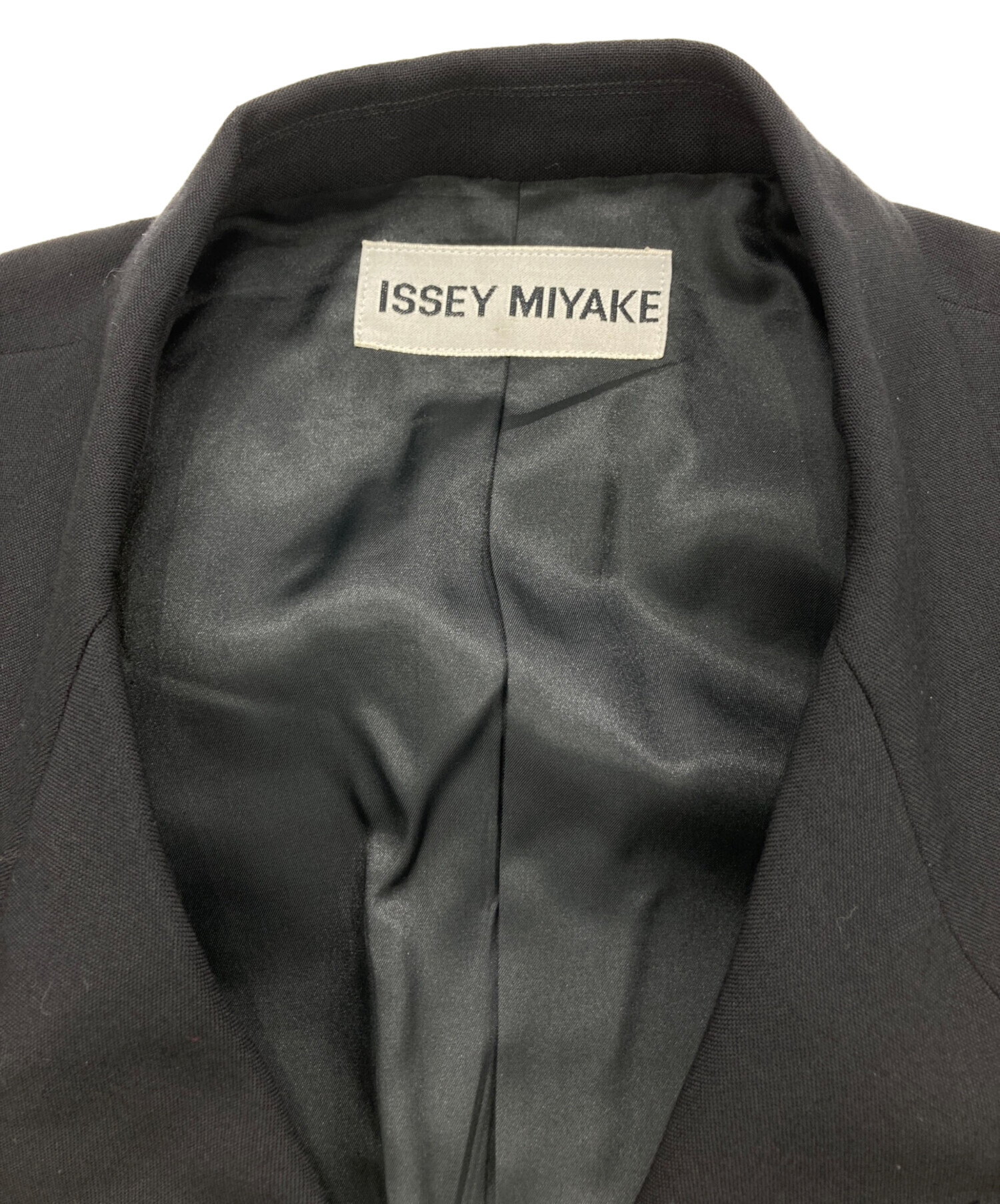 中古・古着通販】ISSEY MIYAKE (イッセイミヤケ) ウールテーラード