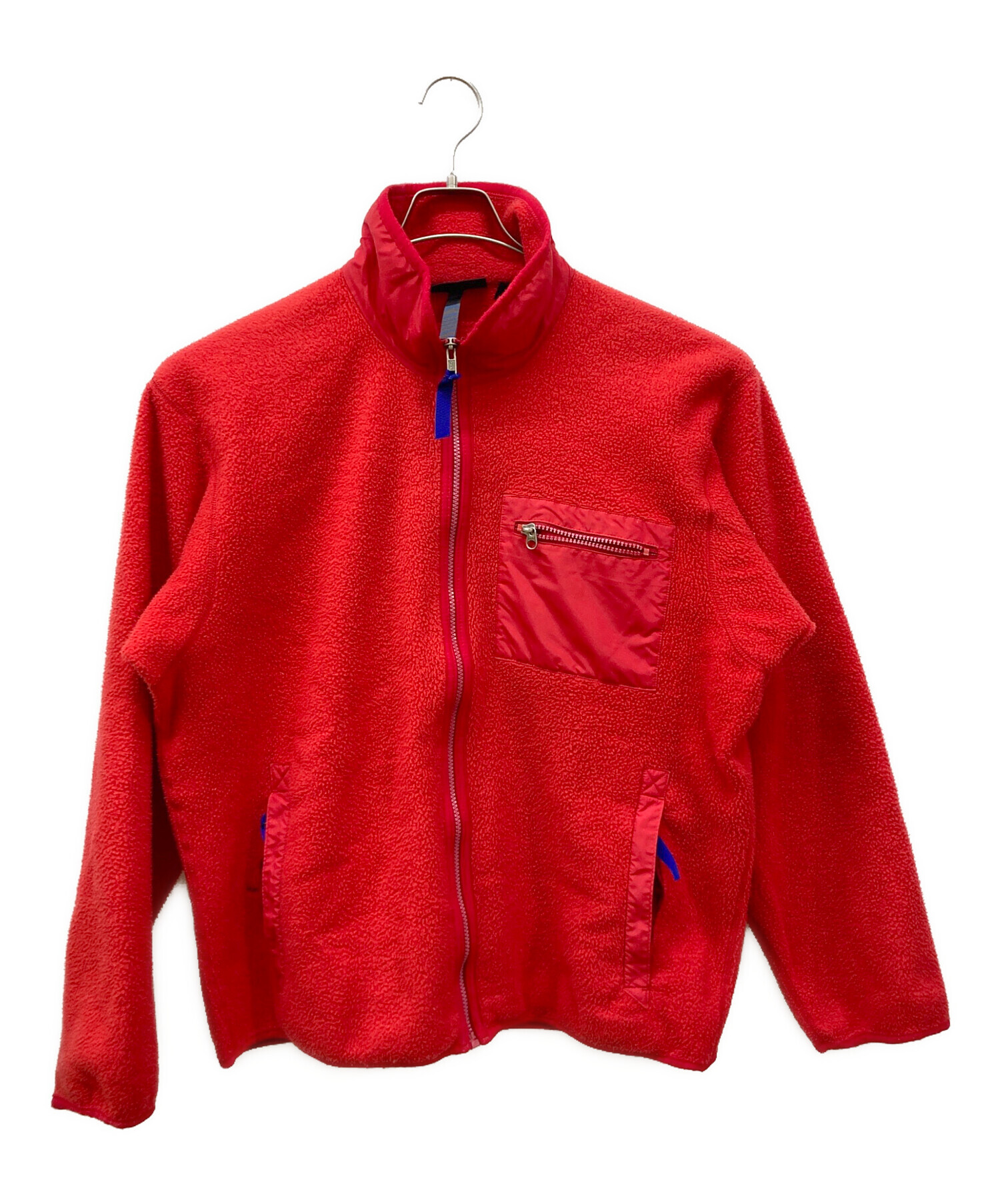 Patagonia フリースジャケット レッド 中古・古着通販】Patagonia (パタゴニア) フリースジャケット レッド