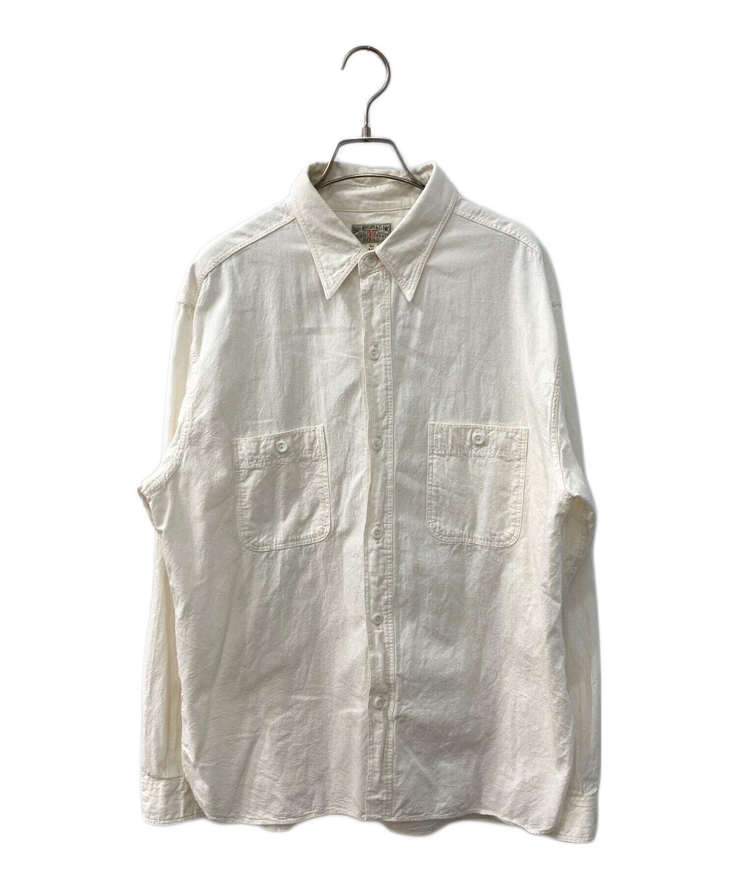 中古・古着通販】Buzz Rickson's (バズリクソンズ) WHITE CHAMBRAY