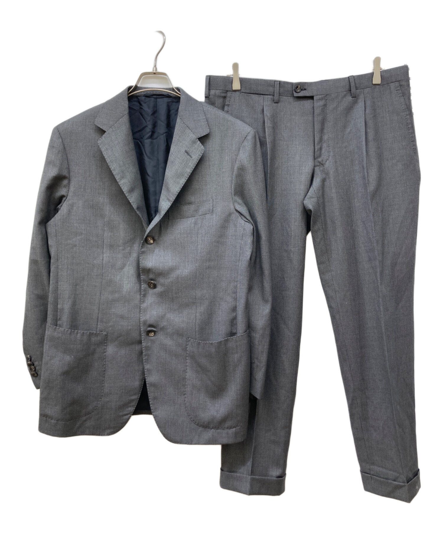 Sartorio ミディアムグレー TSスーツ 中古・古着通販】sartorio (サルトリオ) 3Bセットアップスーツ グレー