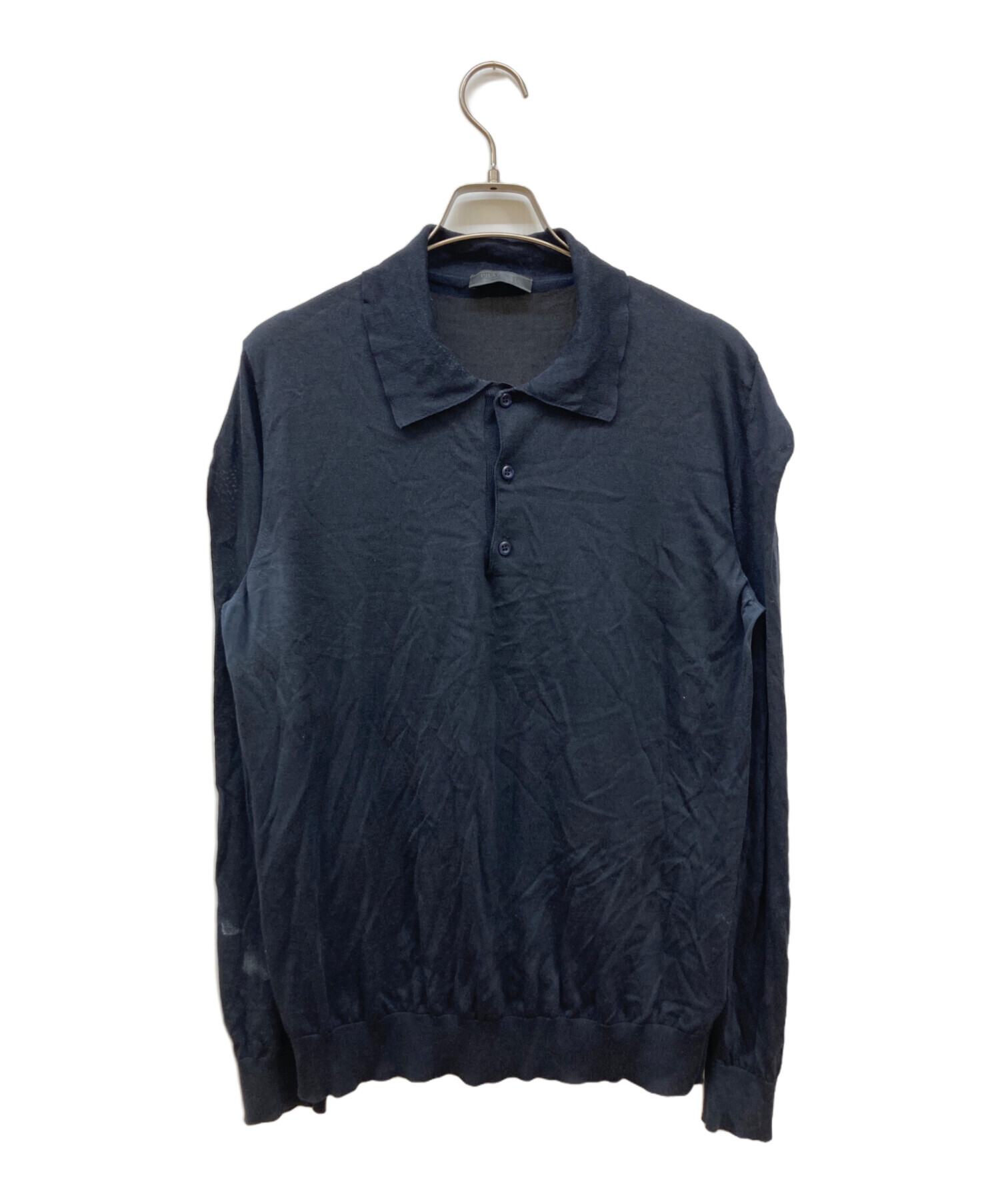 中古・古着通販】PRADA (プラダ) コットンシルクニットポロシャツ