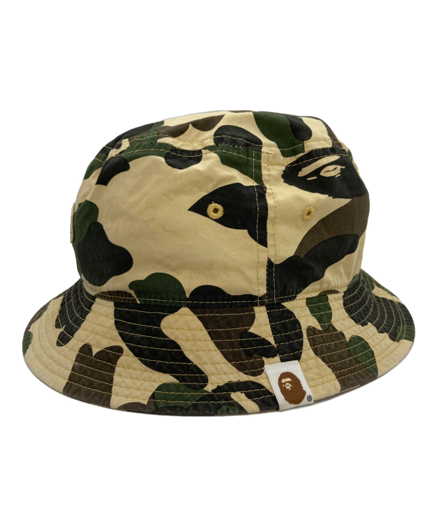 A Bathing Ape カモフラージュ バケットハット 中古・古着通販】A BATHING APE (アベイシングエイプ) エイプカモ柄
