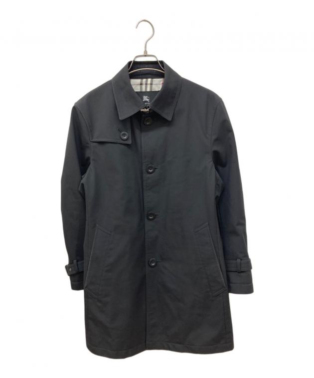 バーバリーブラックレーベル ステンカラーコート Mサイズ 中古・古着通販】BURBERRY BLACK LABEL (バーバリーブラックレーベル