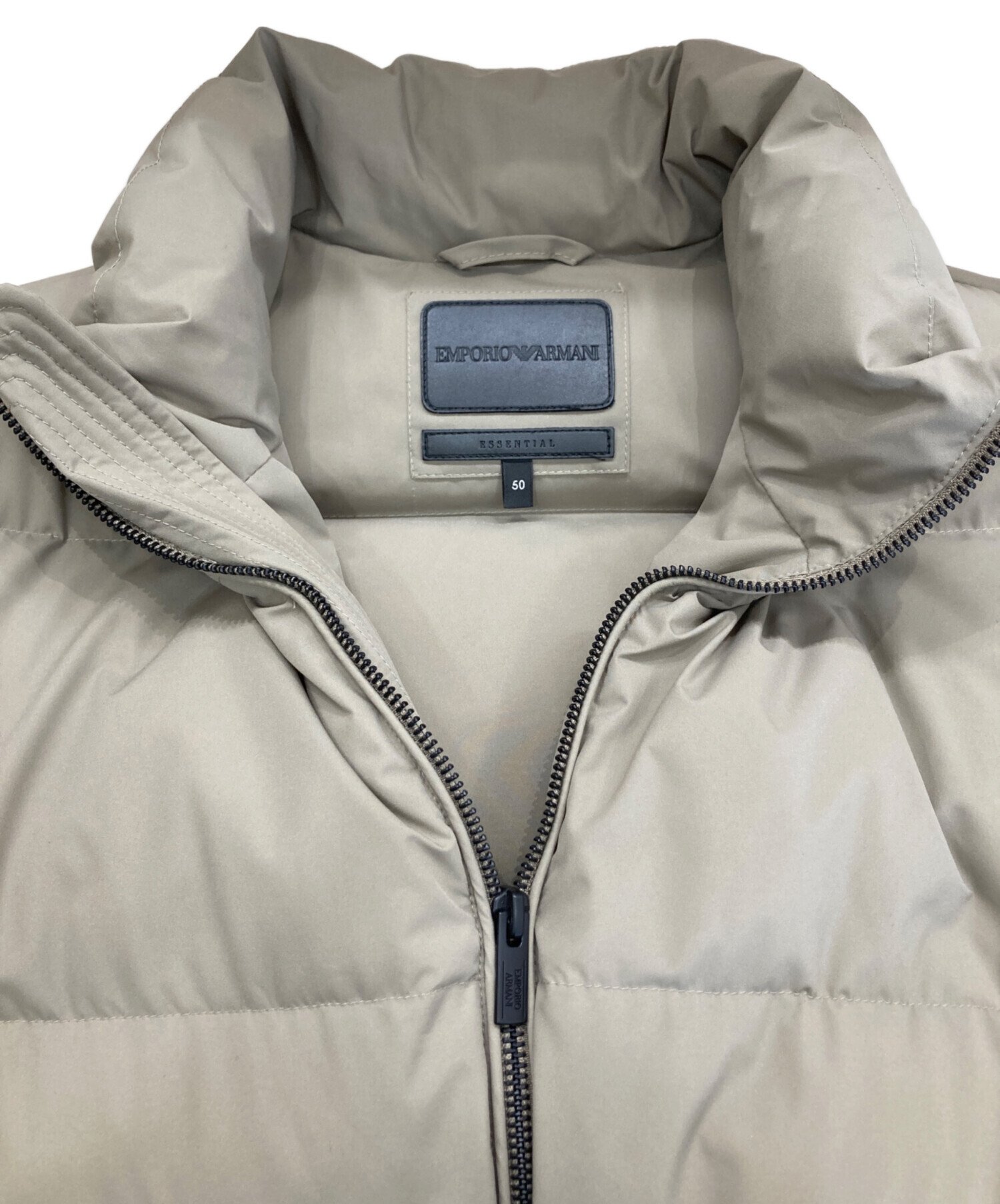 EMPORIO ARMANIダウンジャケット グレー＆白ショートコートアルマーニ 中古・古着通販】EMPORIO ARMANI (エンポリオ アルマーニ) スタンド