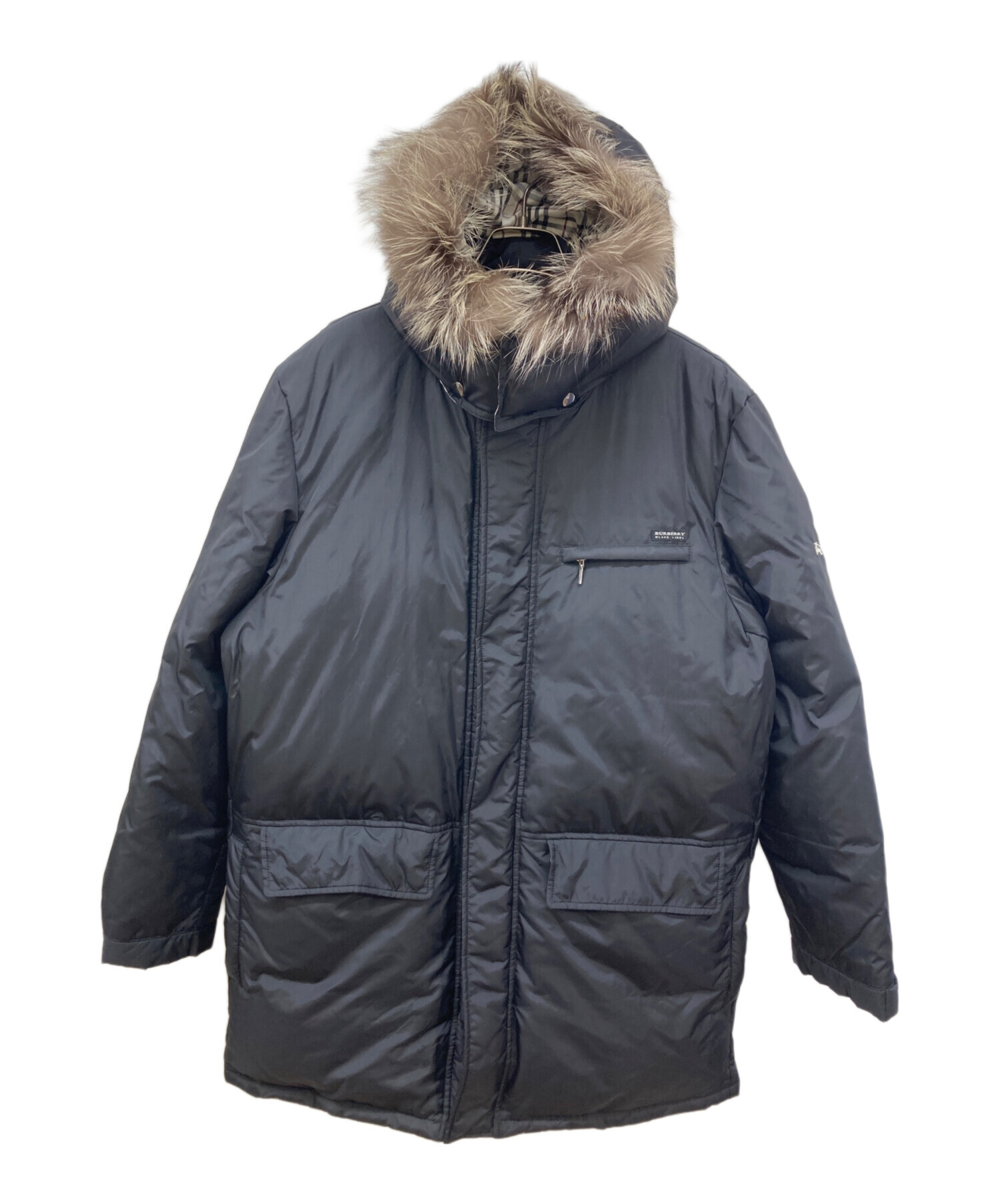 Burberry BLACK LABELダウンコート 中古・古着通販】BURBERRY BLACK LABEL (バーバリーブラックレーベル