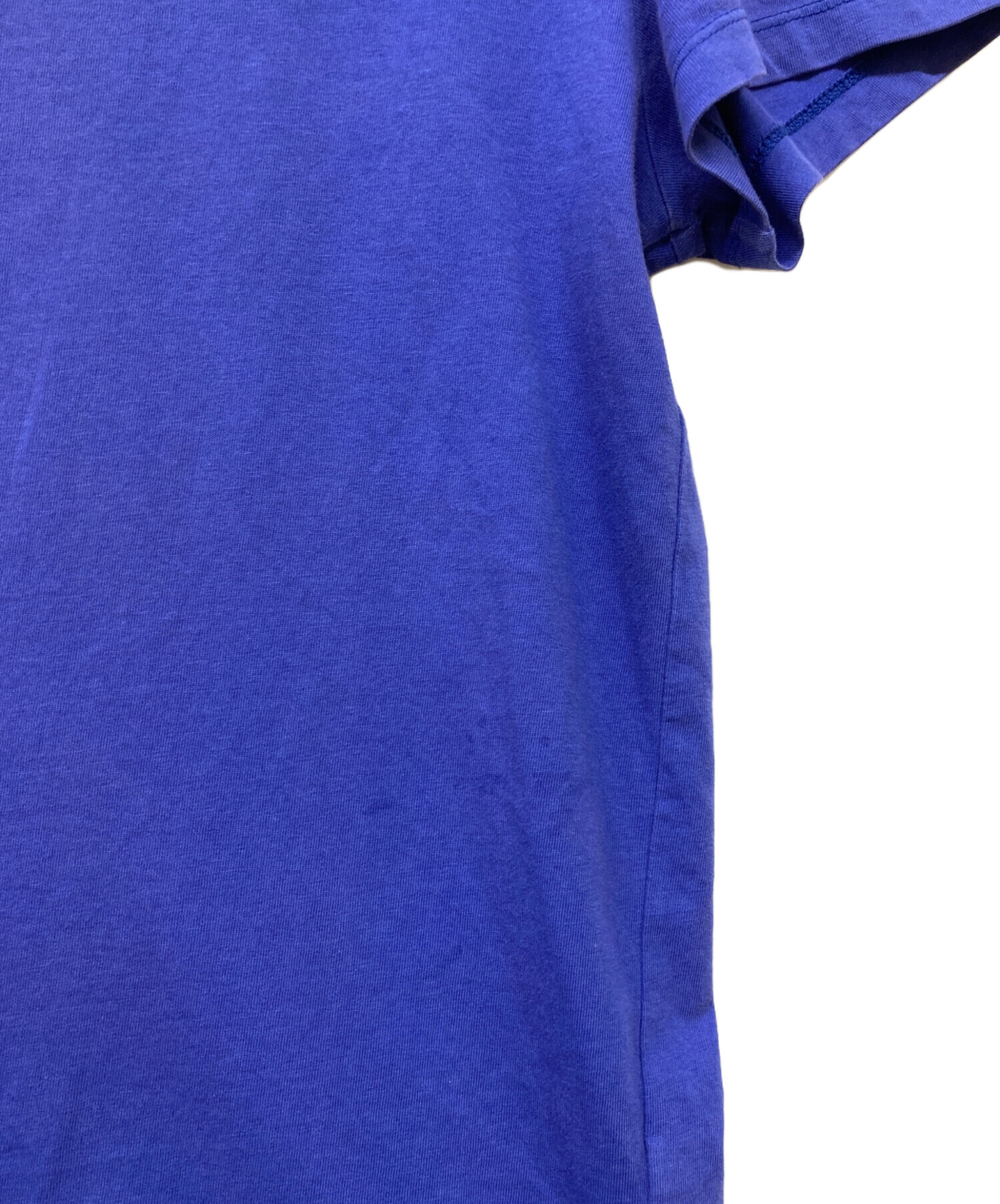 中古・古着通販】JIL SANDER (ジルサンダー) VネックTシャツ ブルー 