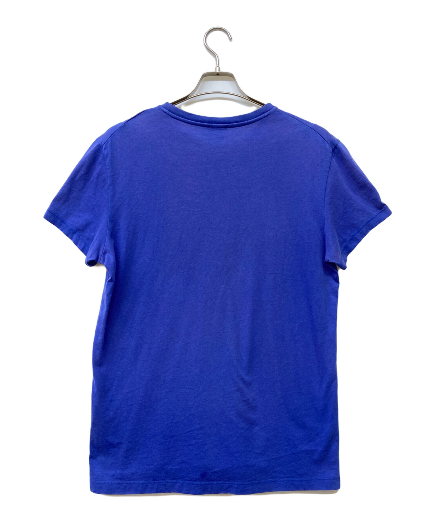 JIL SANDER Tシャツ ブルーロゴ ジルサンダー 販売価格約50000円 中古・古着通販】JIL SANDER (ジルサンダー) VネックTシャツ ブルー