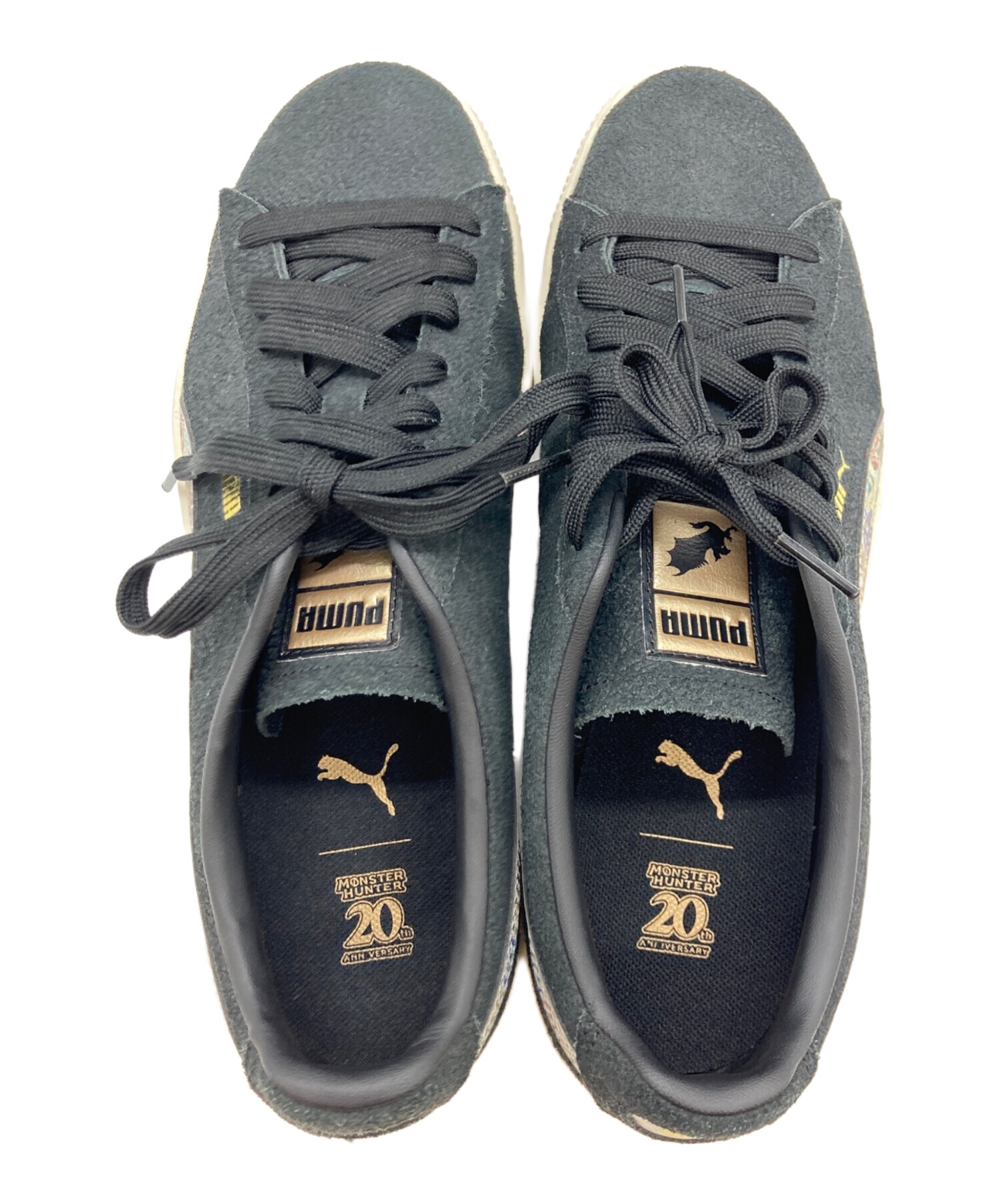PUMA ×モンスターハンター スウェードヴィンテージRスニーカー26.5cm お得な割引クーポン発行中!!送料無料 プーマ パレルモ
