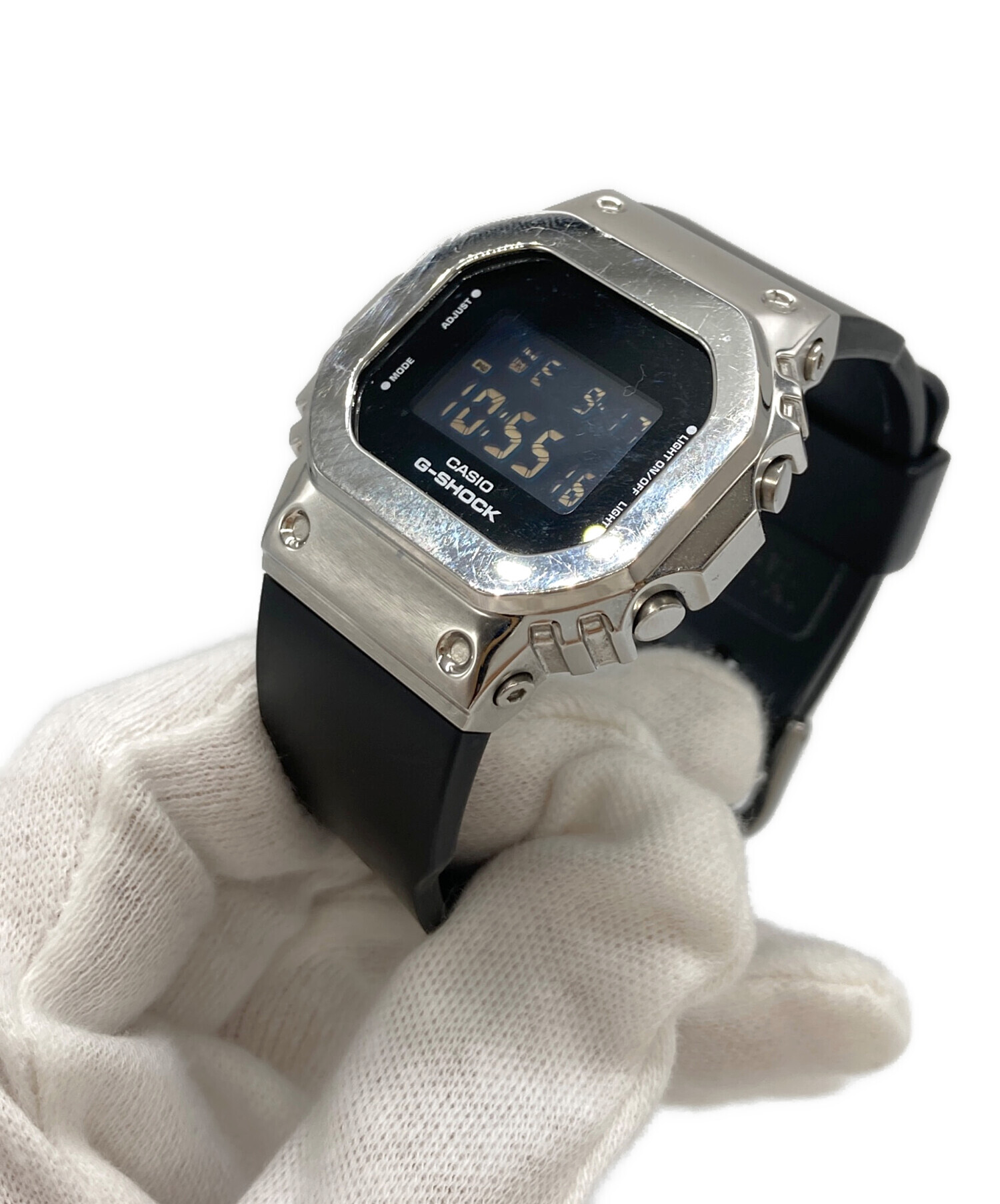 中古・古着通販】CASIO (カシオ) デジタルウォッチ シルバー×ブラック 