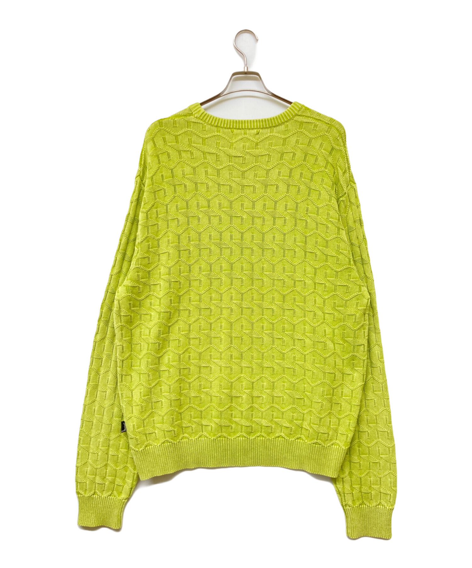中古・古着通販】stussy (ステューシー) 22AW STRAND SWEATER グリーン 