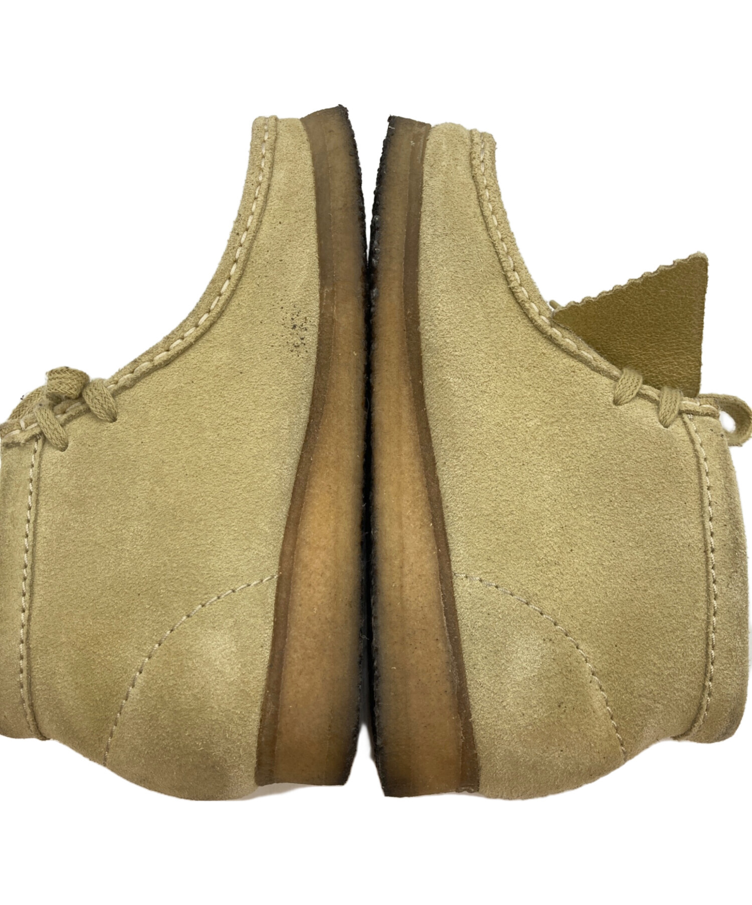 中古・古着通販】CLARKS (クラークス) ワラビーシューズ ベージュ