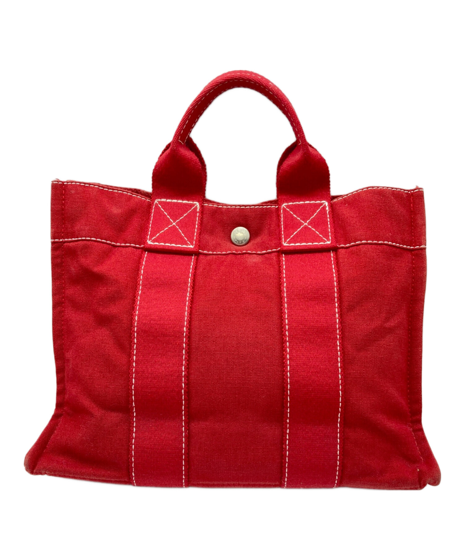 中古・古着通販】HERMES (エルメス) ドーヴィルPM レッド｜ブランド 