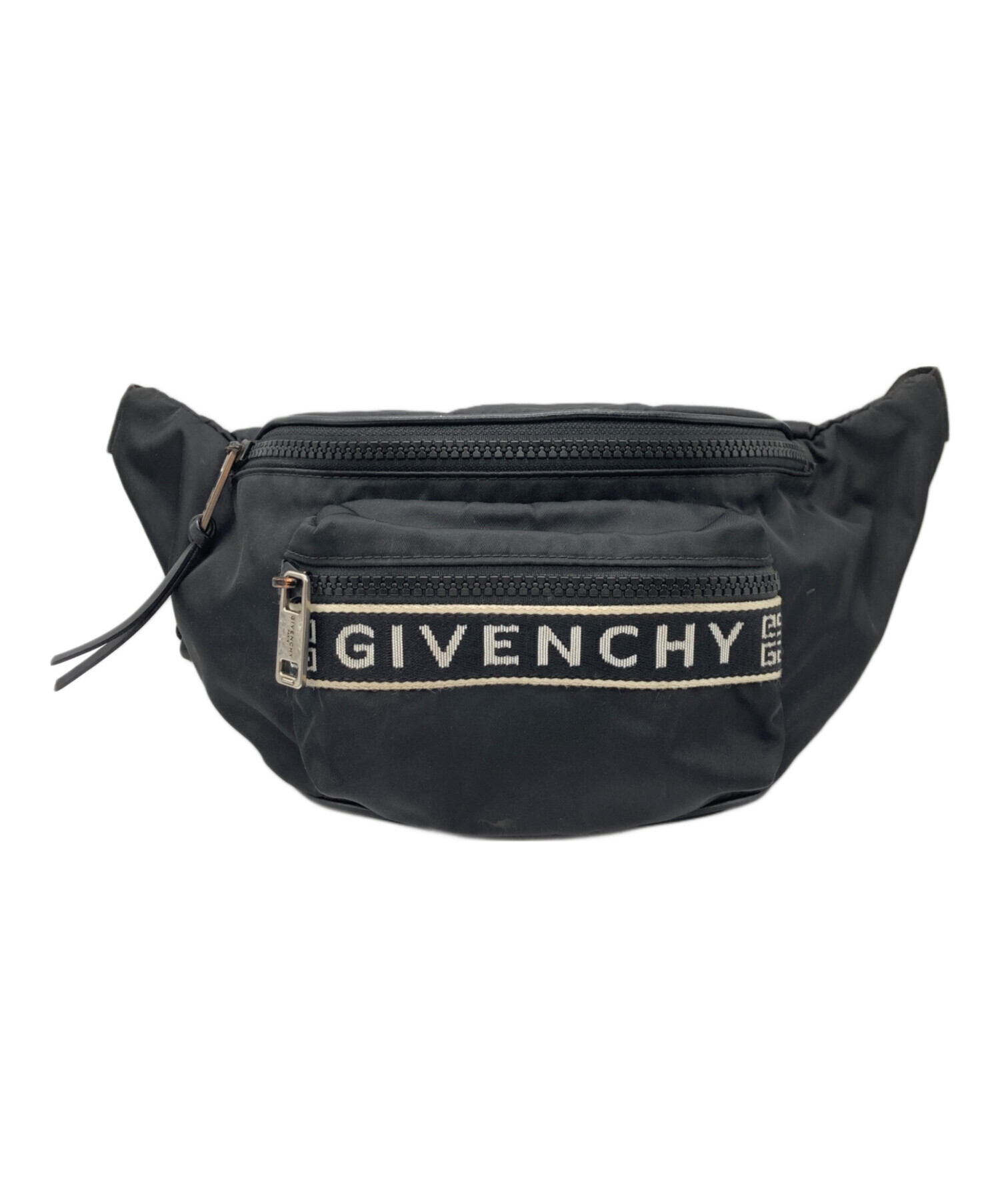 中古・古着通販】GIVENCHY (ジバンシィ) ロゴボディーバッグ ブラック