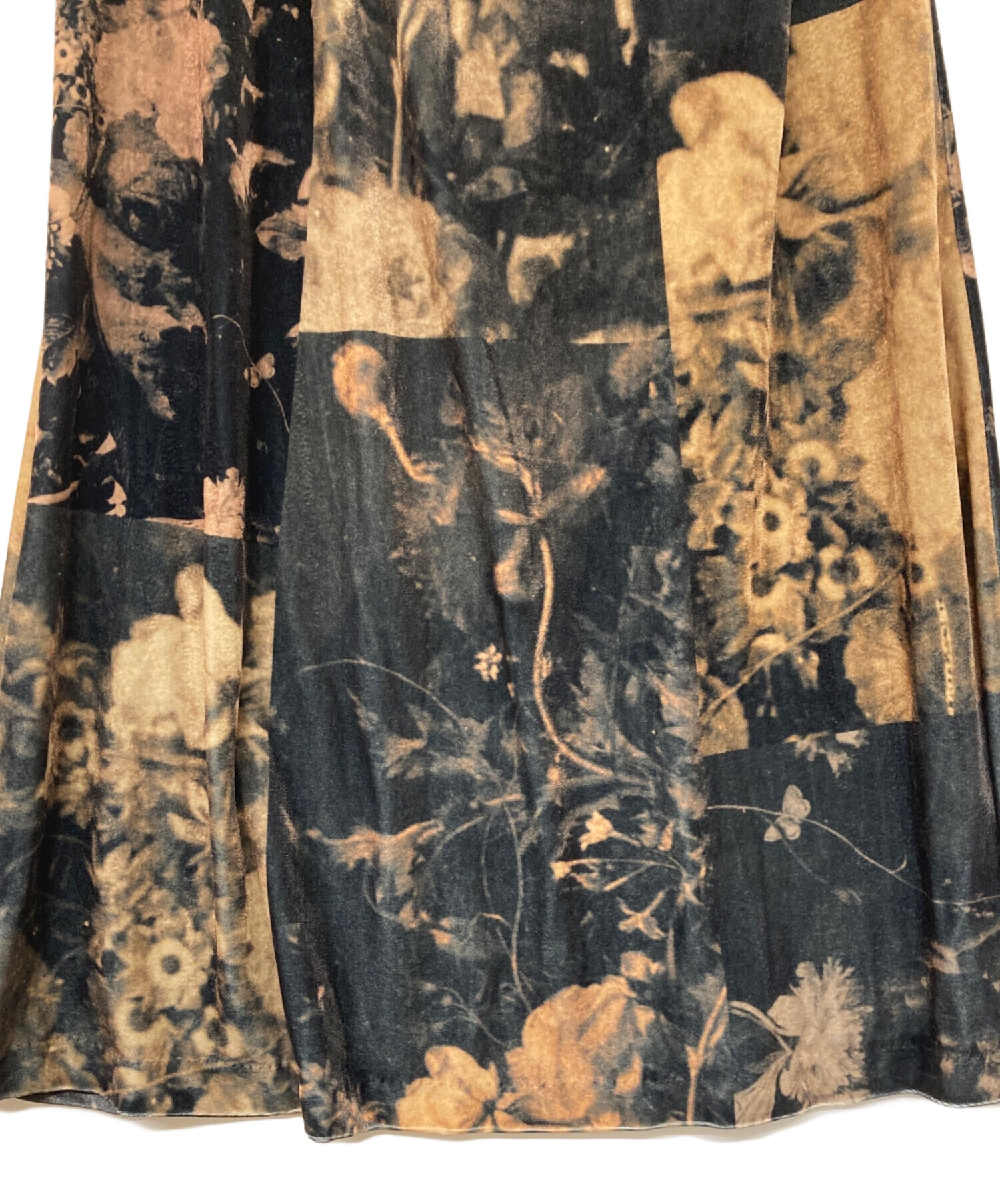 中古・古着通販】Ameri (アメリ) UND FOREIGN BOOK VELOUR SKIRT
