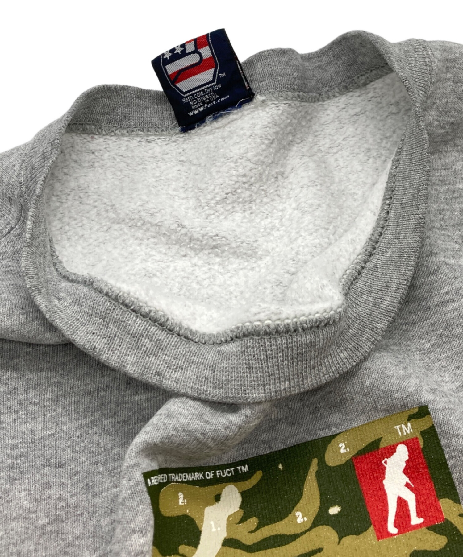 中古・古着通販】FUCT (ファクト) USA製 90s プリントスウェット